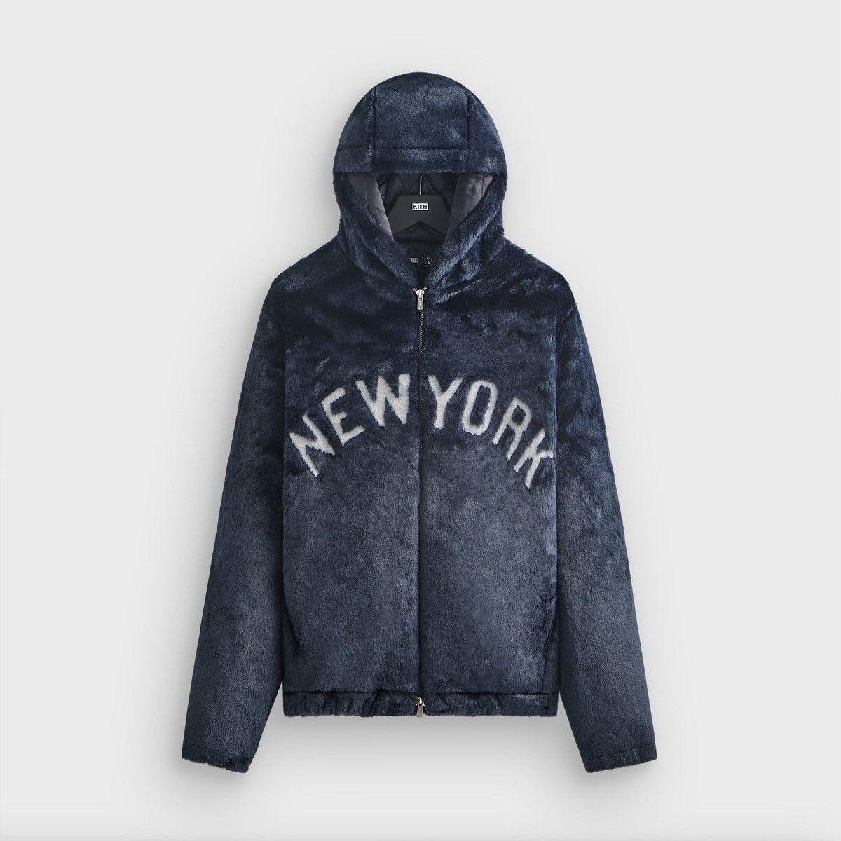 Kith × New York Yankees Kith for the NY Yankees Faux Fur Jacquard Jaysen Hoodie XL Size US XL / EU 56 / 4 - 1 Thumbnail