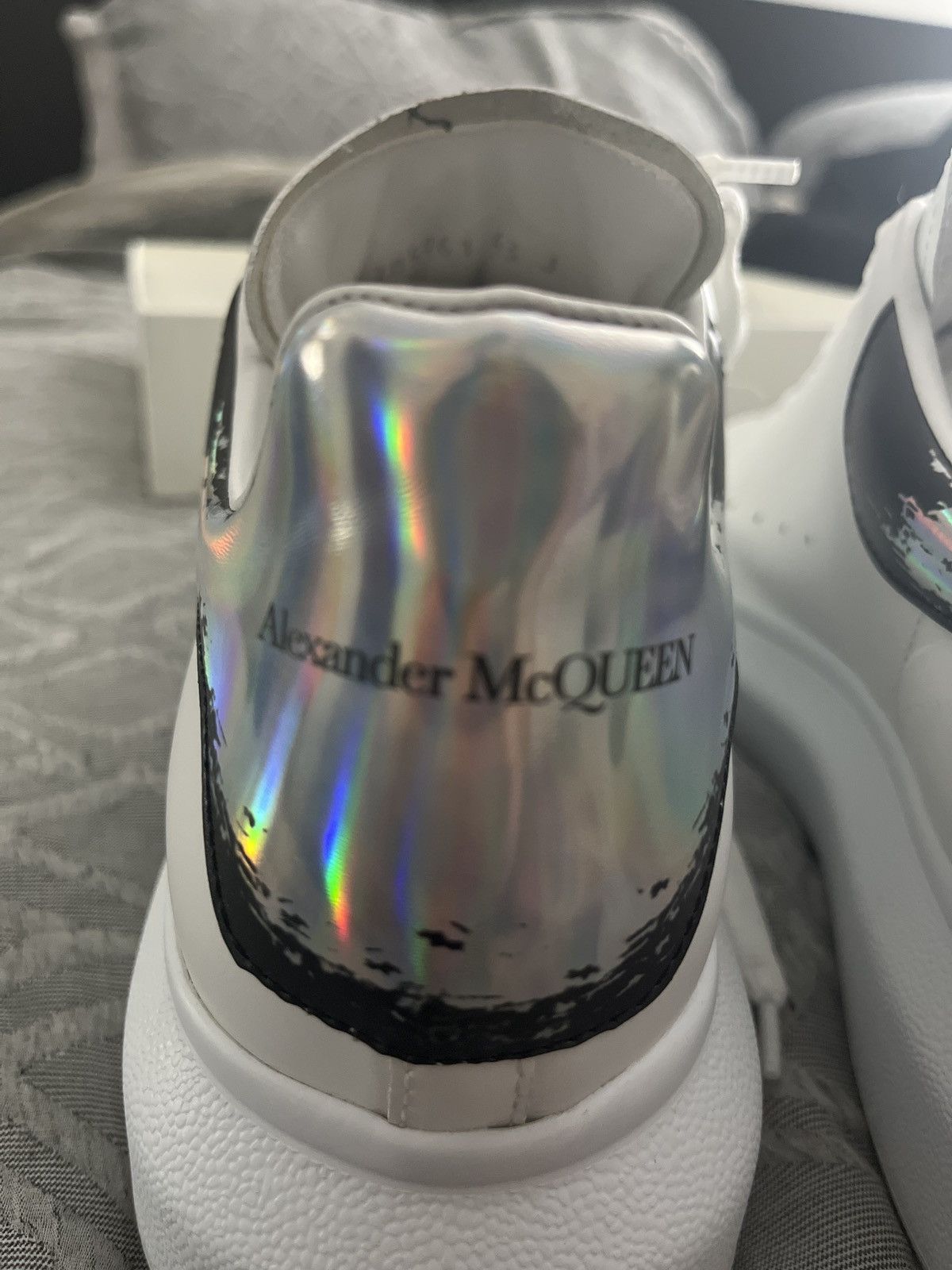 Alexander McQueen Alexander McQueen white silver shoes Size US 10.5 / EU 43-44 - 10 Thumbnail