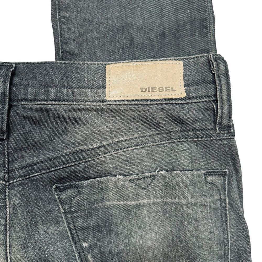 Diesel NWT New $228 Diesel Liver Black Distressed Low Waist Slim J Size 26" / US 2 / IT 38 - 9 Thumbnail