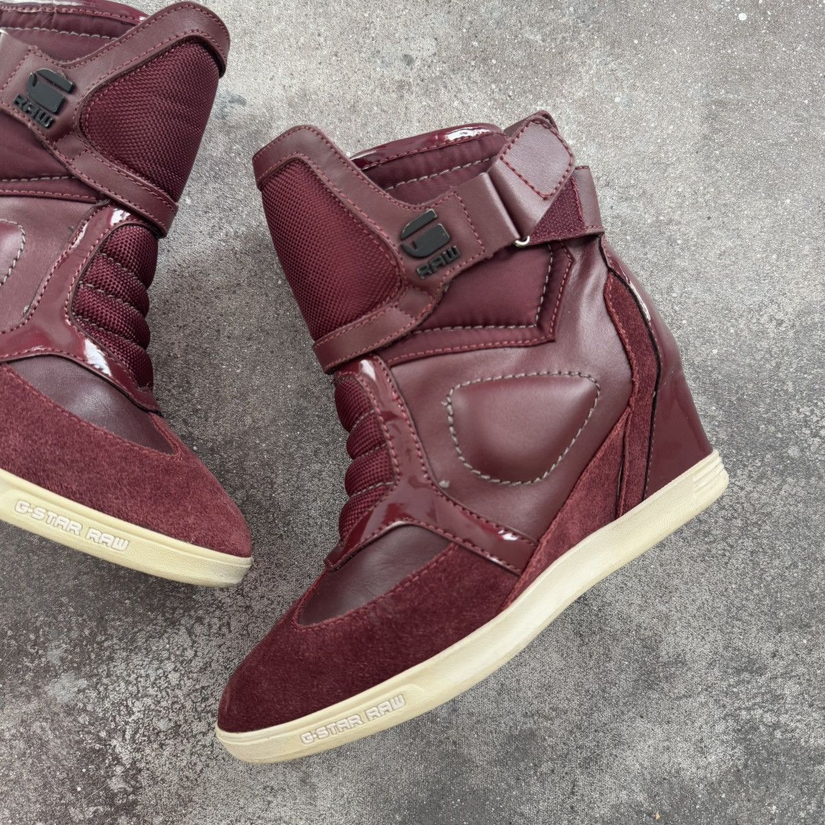 G-Star G star Vintage Hi Top Y2K Wedge Sneakers (marant style) Size US 6 / IT 36 - 6 Thumbnail