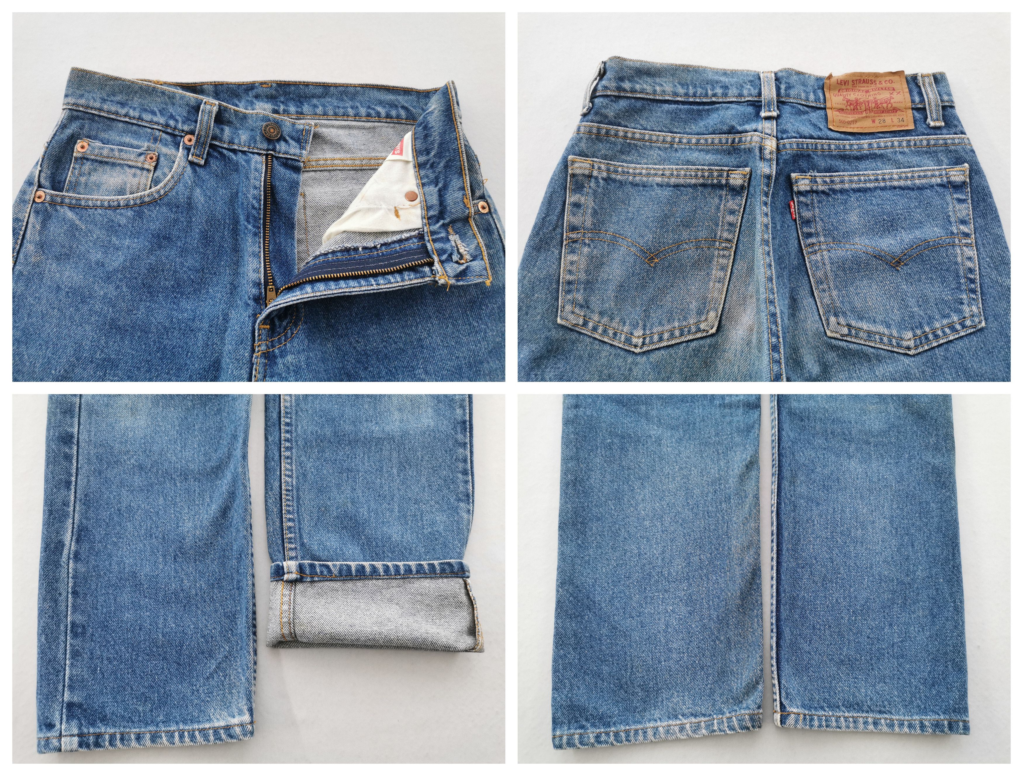 Levi's Distressed Levis Lot 505 Denim Made In USA Size 26/28x34 Size US 26 / EU 42 - 8 Thumbnail