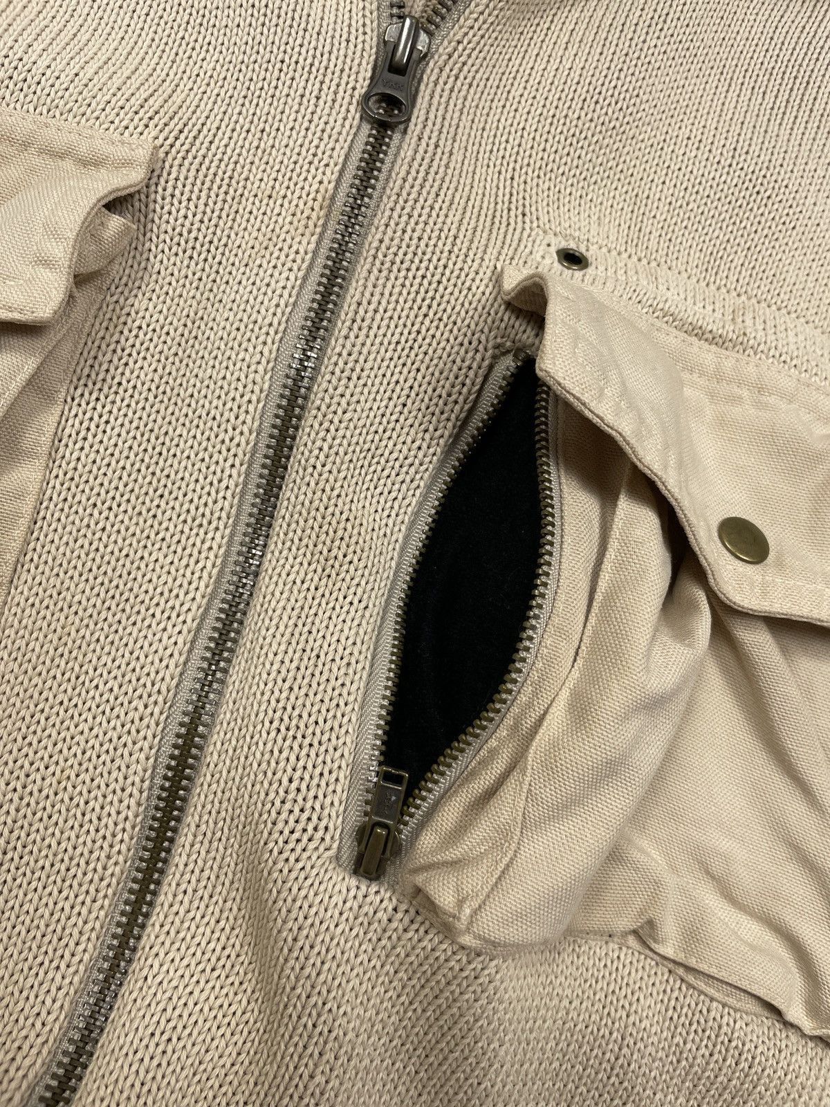 Le Grande Bleu (L.G.B.) Vintage LGB IfSixWasNine Style Timberland Pocket Zip Sweater Size US XL / EU 56 / 4 - 6 Thumbnail