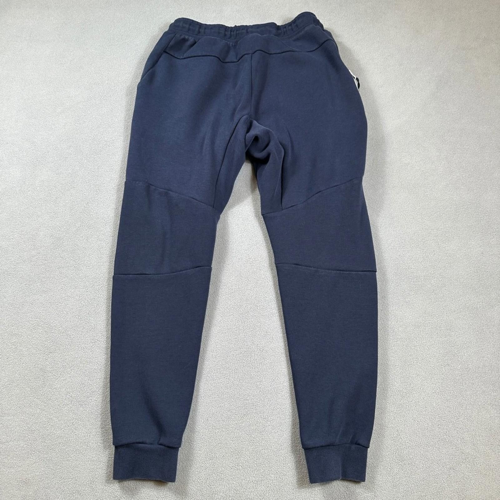 Nike Nike Tech Fleece Jogger Pants Mens Medium Navy Blue Taper Size US 32 / EU 48 - 2 Thumbnail