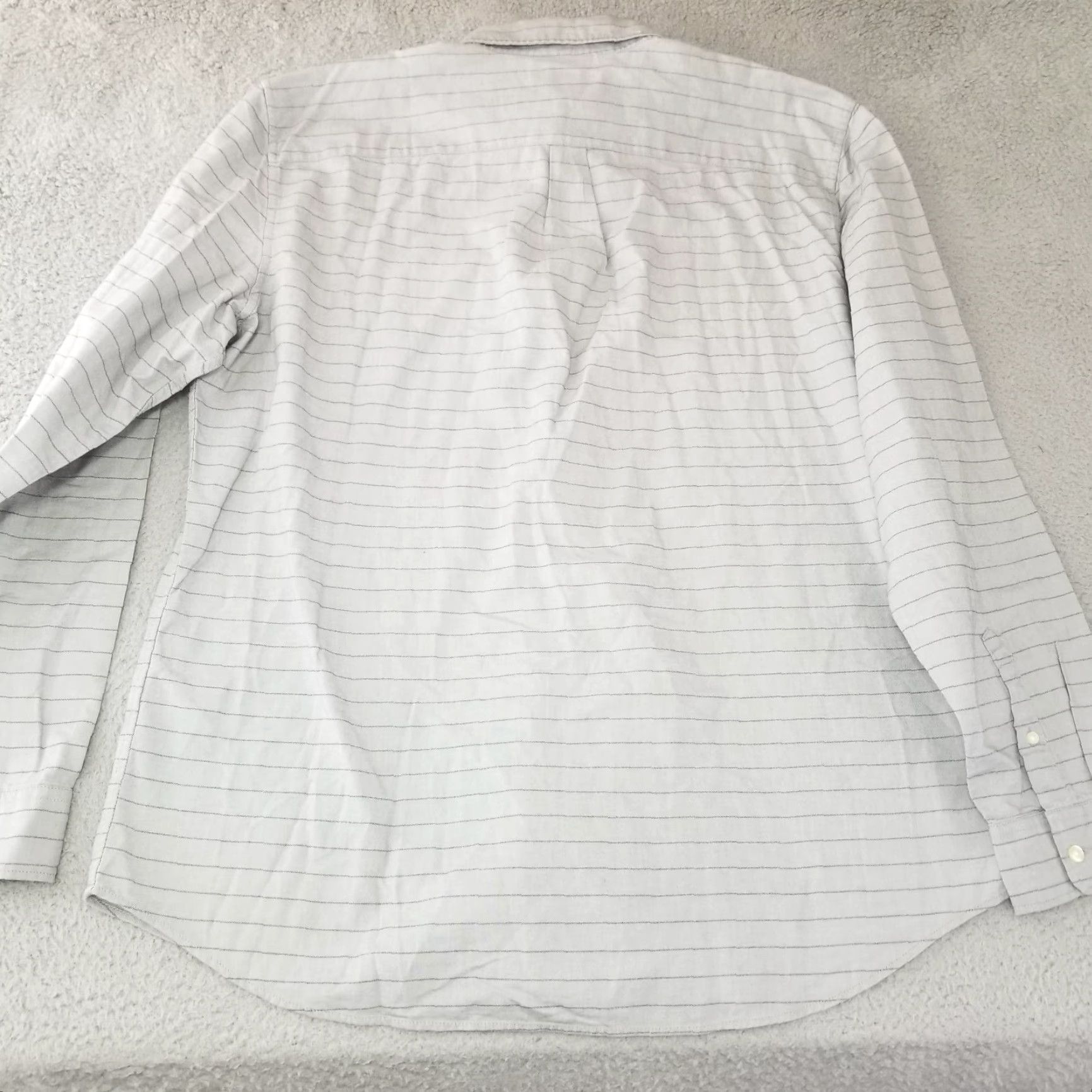 Gap GAP Shirt Mens XL Gray Cotton Knit Button-Up Long Sleeve Casual Size US XL / EU 56 / 4 - 6 Thumbnail