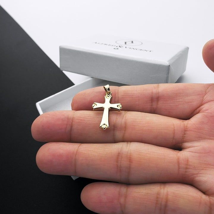 Other St. Thomas Botonee Modern Cross 14k Yellow Gold Pendant Size ONE SIZE - 3 Thumbnail