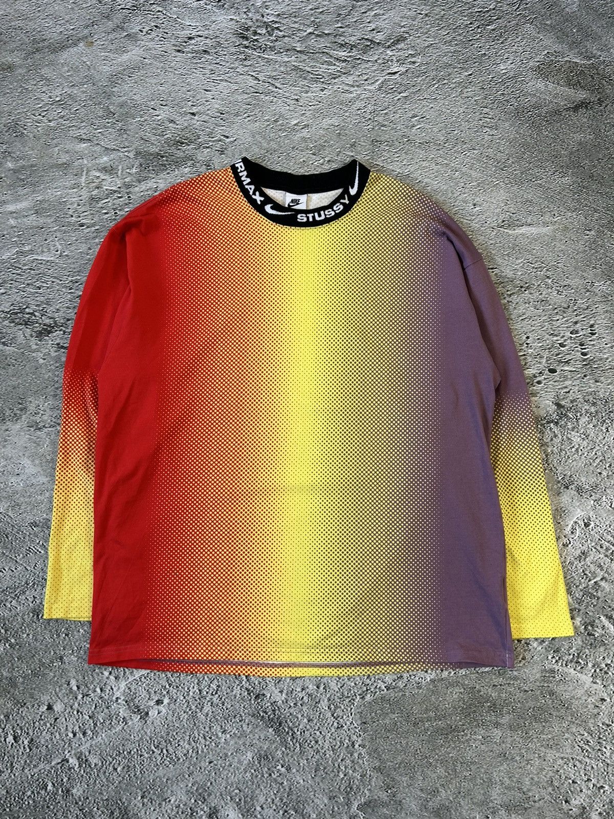 Nike x Stussy グラデーション 長袖 Tシャツ S Nike × Stussy Nike x Stussy Long Sleeve multicolor gradient