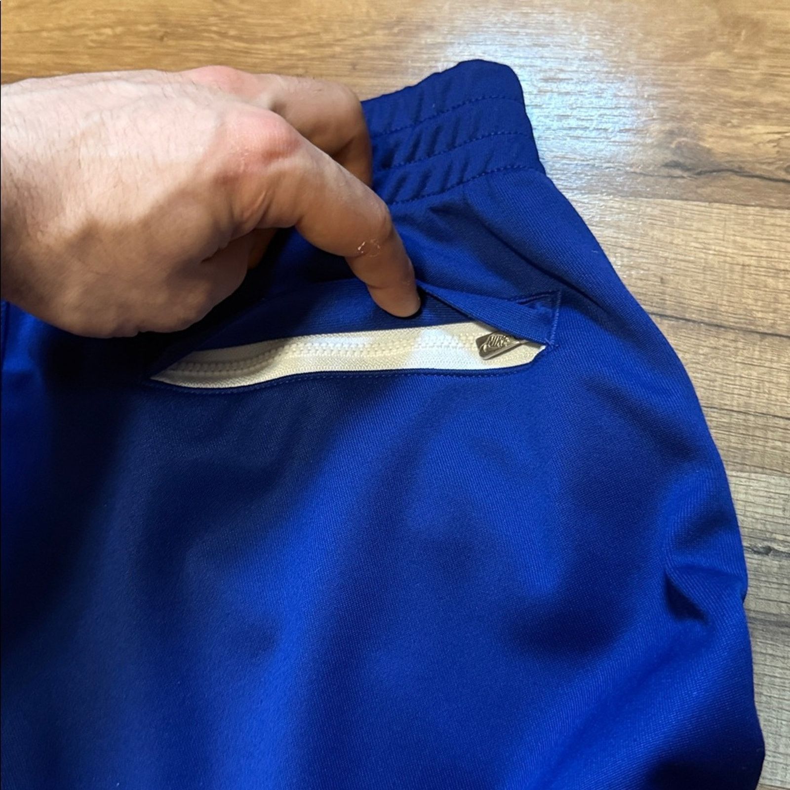 Nike Y2K Nike Zip Up Sweatpants Matching Set Sweatsuit Royal Blue Size US M / EU 48-50 / 2 - 12 Thumbnail