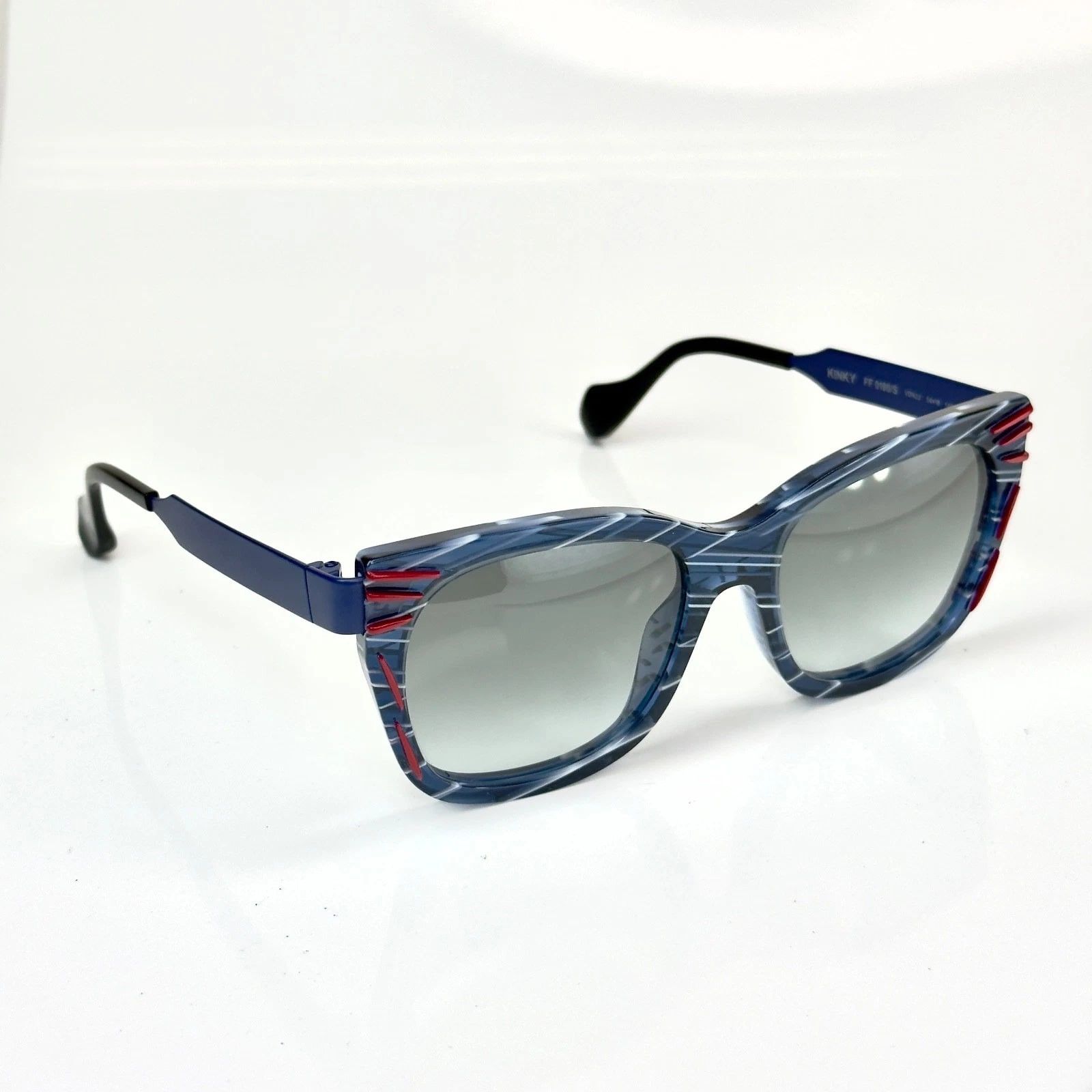 Fendi FENDI FF0180 Thierry Lasry Kinky Blue Red Sunglasses 0180 Size ONE SIZE - 9 Thumbnail