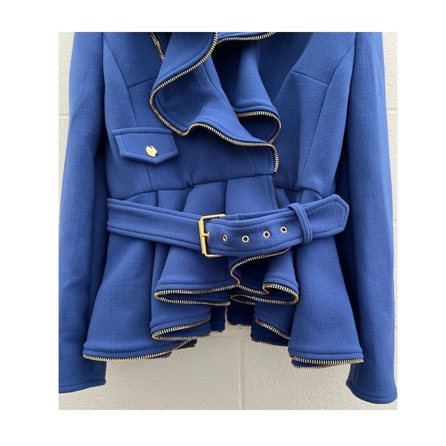 Moschino AW21 Moschino Couture Jeremy Scott Jacket/Coat & Round lines Size XL / US 12-14 / IT 48-50 - 2 Thumbnail