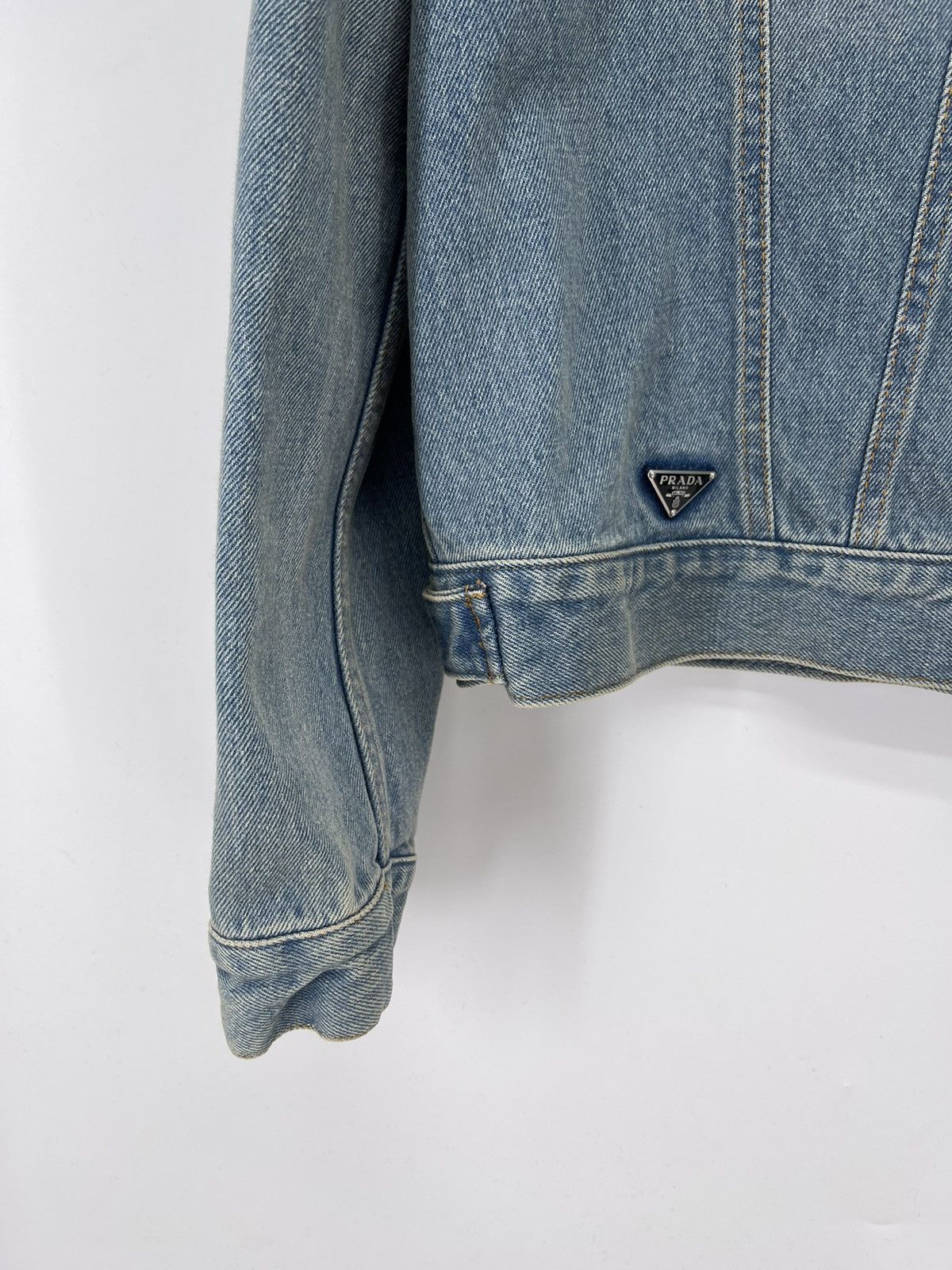 Prada Prada Denim Jacket Size M Size US M / EU 48-50 / 2 - 3 Thumbnail