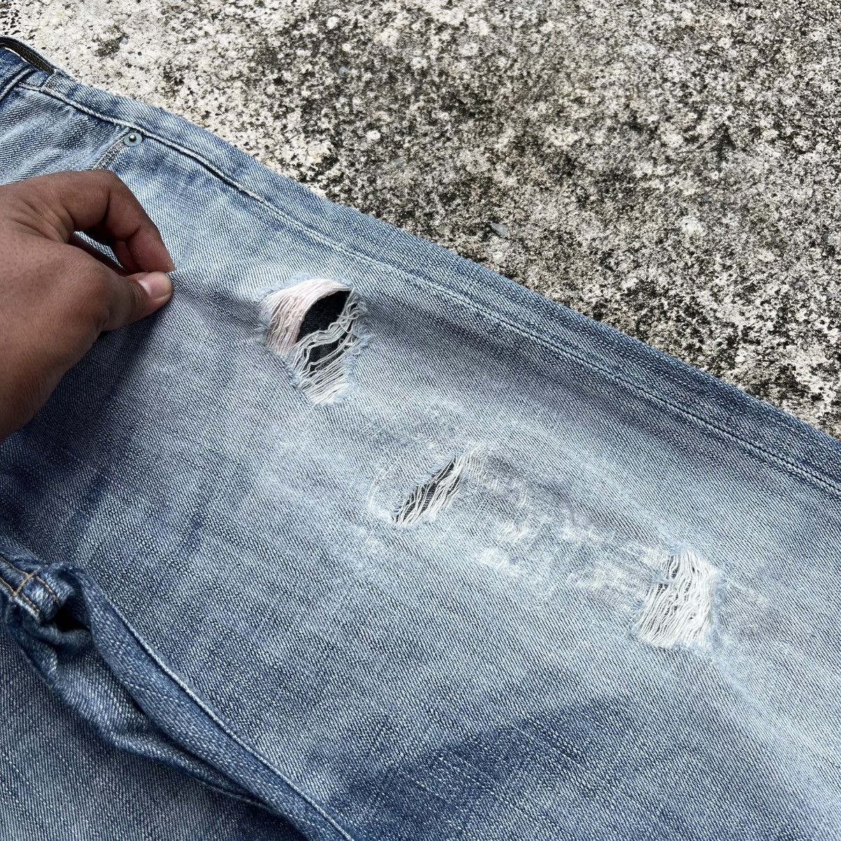 Levi's “LEVIS” 553 DISTRESS ACID WASH JEANS Size US 30 / EU 46 - 6 Thumbnail