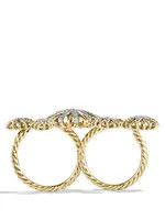 David Yurman o1s1wg111025 R12539/Size 7 / Two Finger Ring in Golden Size ONE SIZE - 2 Thumbnail