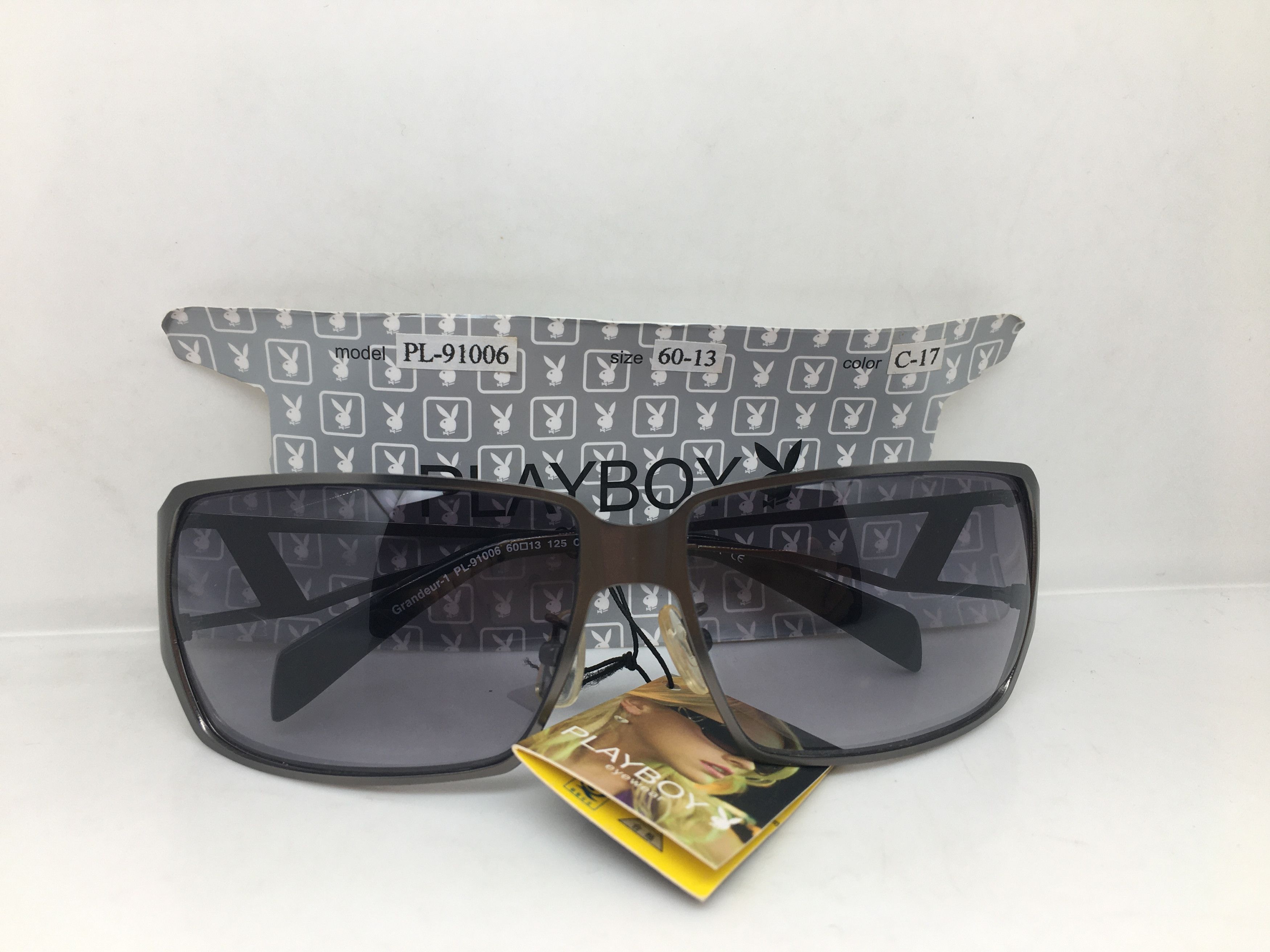 Playboy Playboy USA PL91006 Gray Silver Sunglasses Frame Size ONE SIZE - 7 Thumbnail