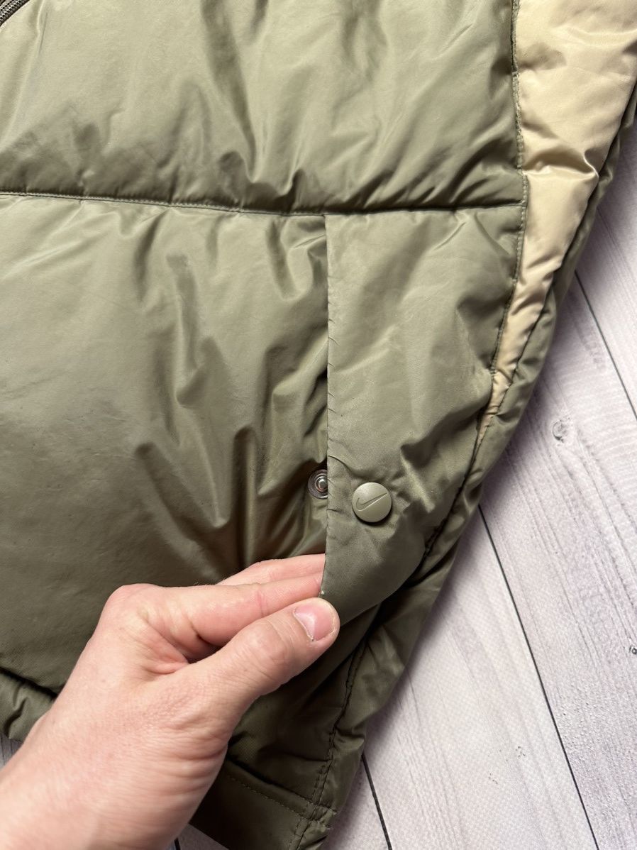 Nike × Vintage Vintage Nike down jacket puffer olive size L swoosh Size US L / EU 52-54 / 3 - 7 Thumbnail