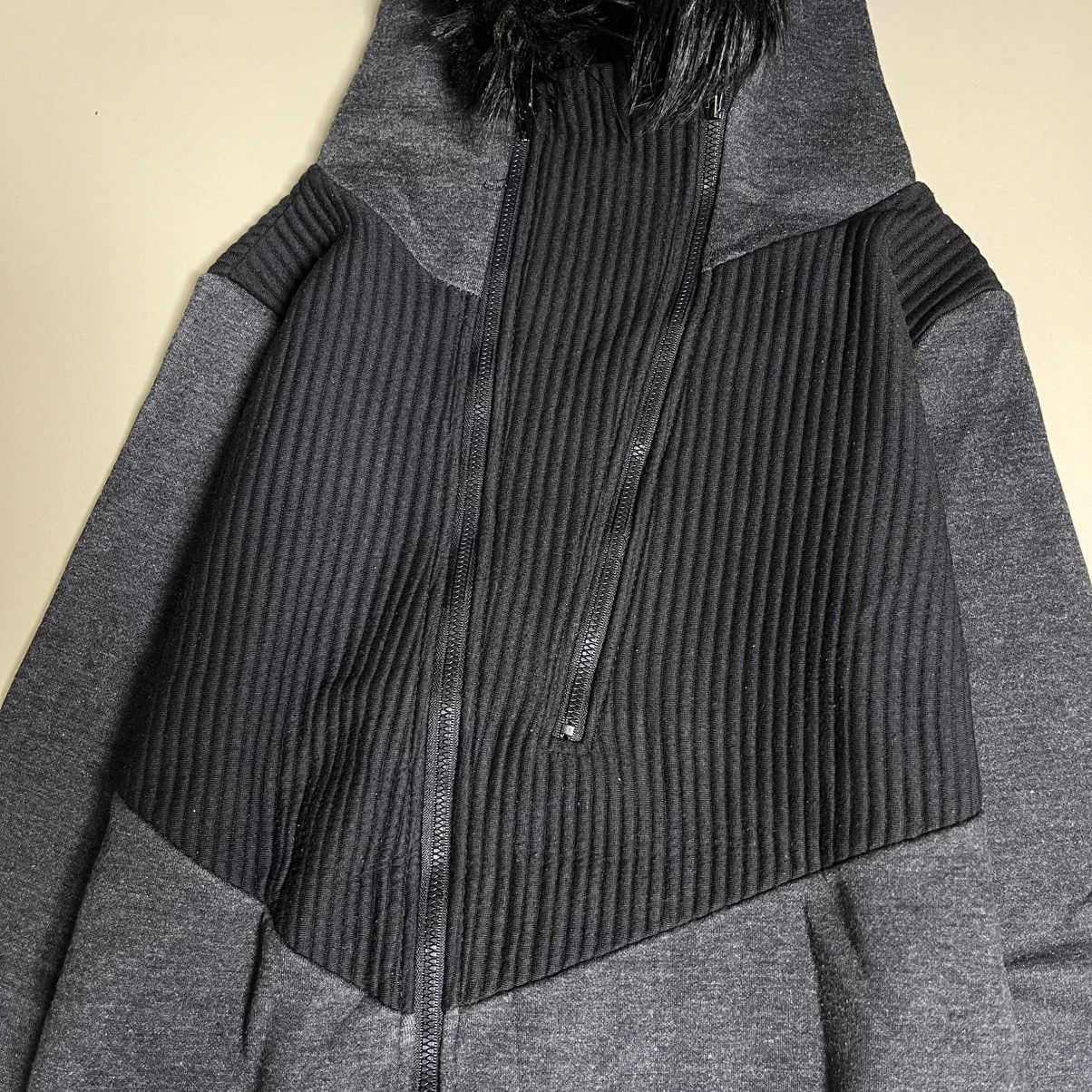 Le Grande Bleu (L.G.B.) Rare if six was nine / LGB Style Gothic Ribbed Fur Hoodie Size US M / EU 48-50 / 2 - 4 Thumbnail