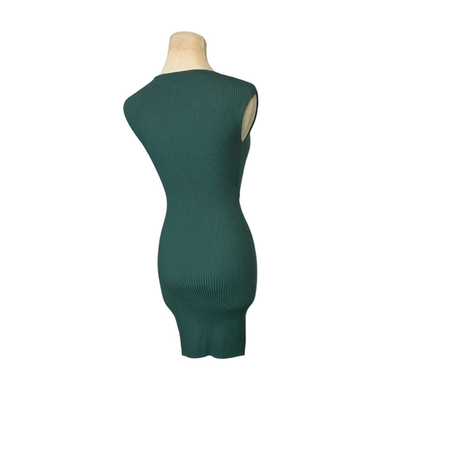 Aritzia Wilfred Green Cutout Bodycon Mini Dress size 2XS Size XXS / US 00 / IT 34 - 12 Thumbnail