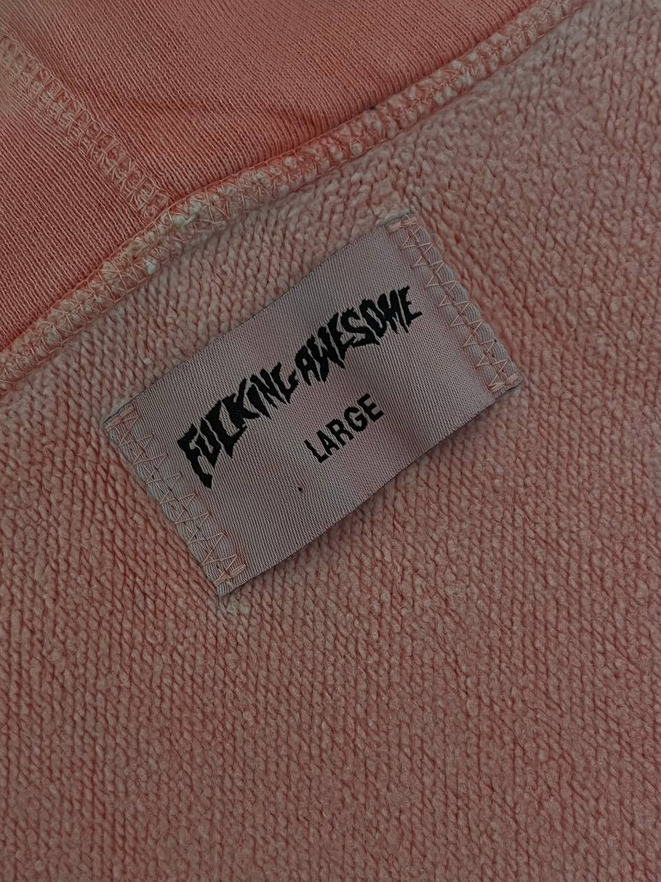 Fucking Awesome Fucking Awesome Upside Down Logo Pink hoodie Size US L / EU 52-54 / 3 - 2 Thumbnail