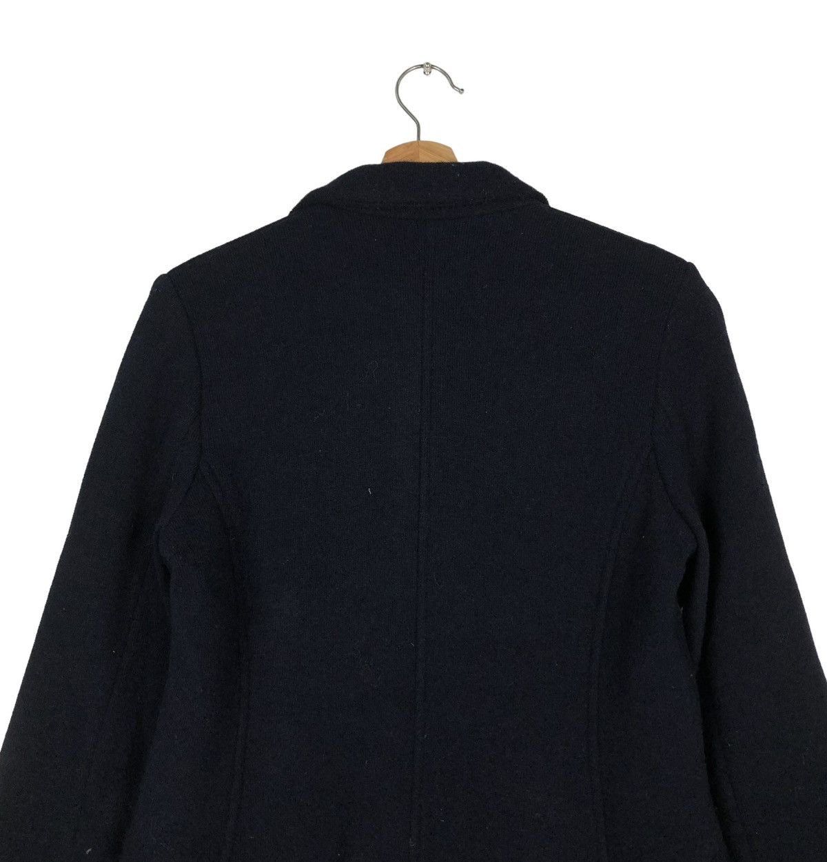 Barena 🔥RICH BLACK - WOOL LONG JACKET BARENA NEPENTHES CO LTD Size US S / EU 44-46 / 1 - 11 Thumbnail