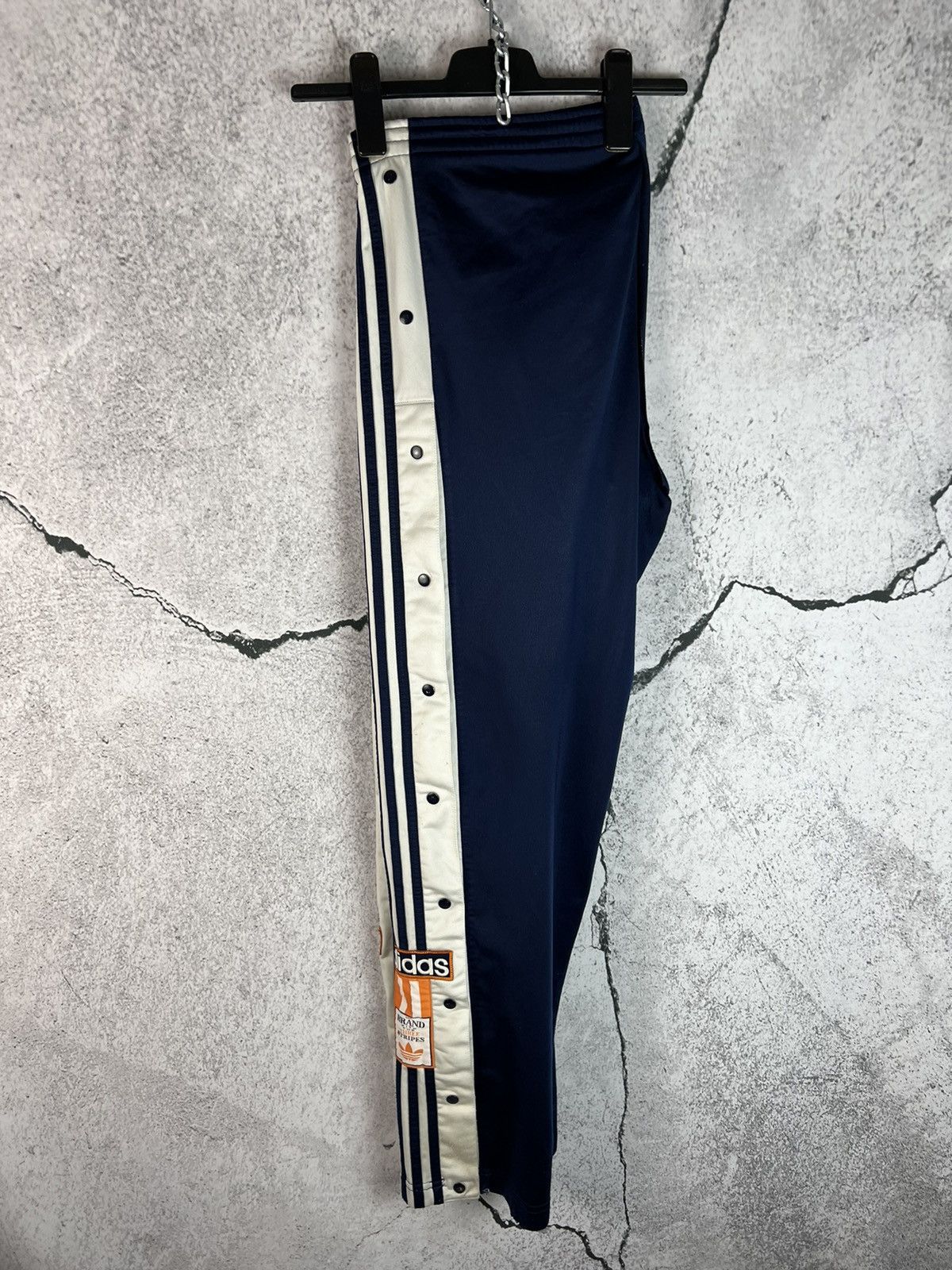 Adidas New VTG 90s Adidas Adibreak blue track pants button XL y2k Size US 40 / EU 56 - 3 Thumbnail