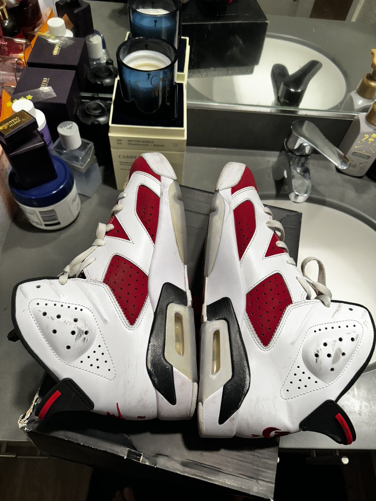 Jordan Brand Jordan 6 Retro Carmine (2021) Size US 10.5 / EU 43-44 - 7 Thumbnail