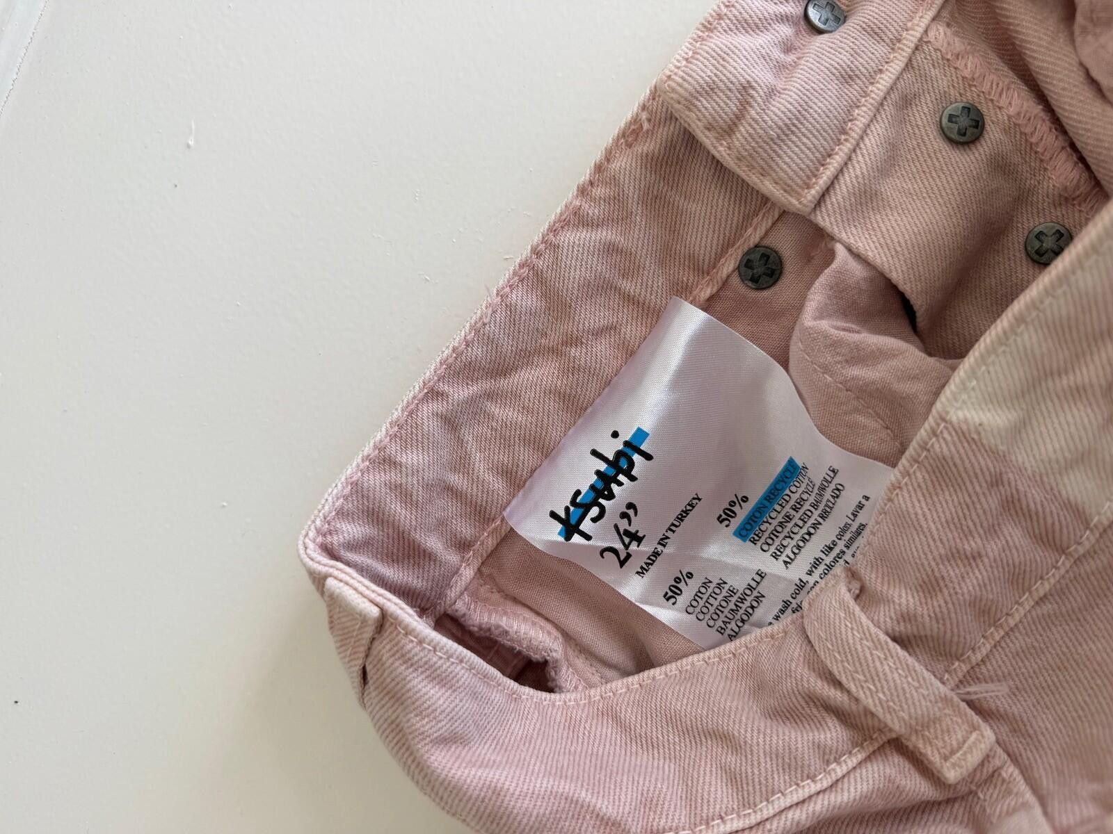 Ksubi new ksubi womens denim jeans brooklyn blush pink 24 6 Size 24" / US 00 / IT 34 - 8 Thumbnail