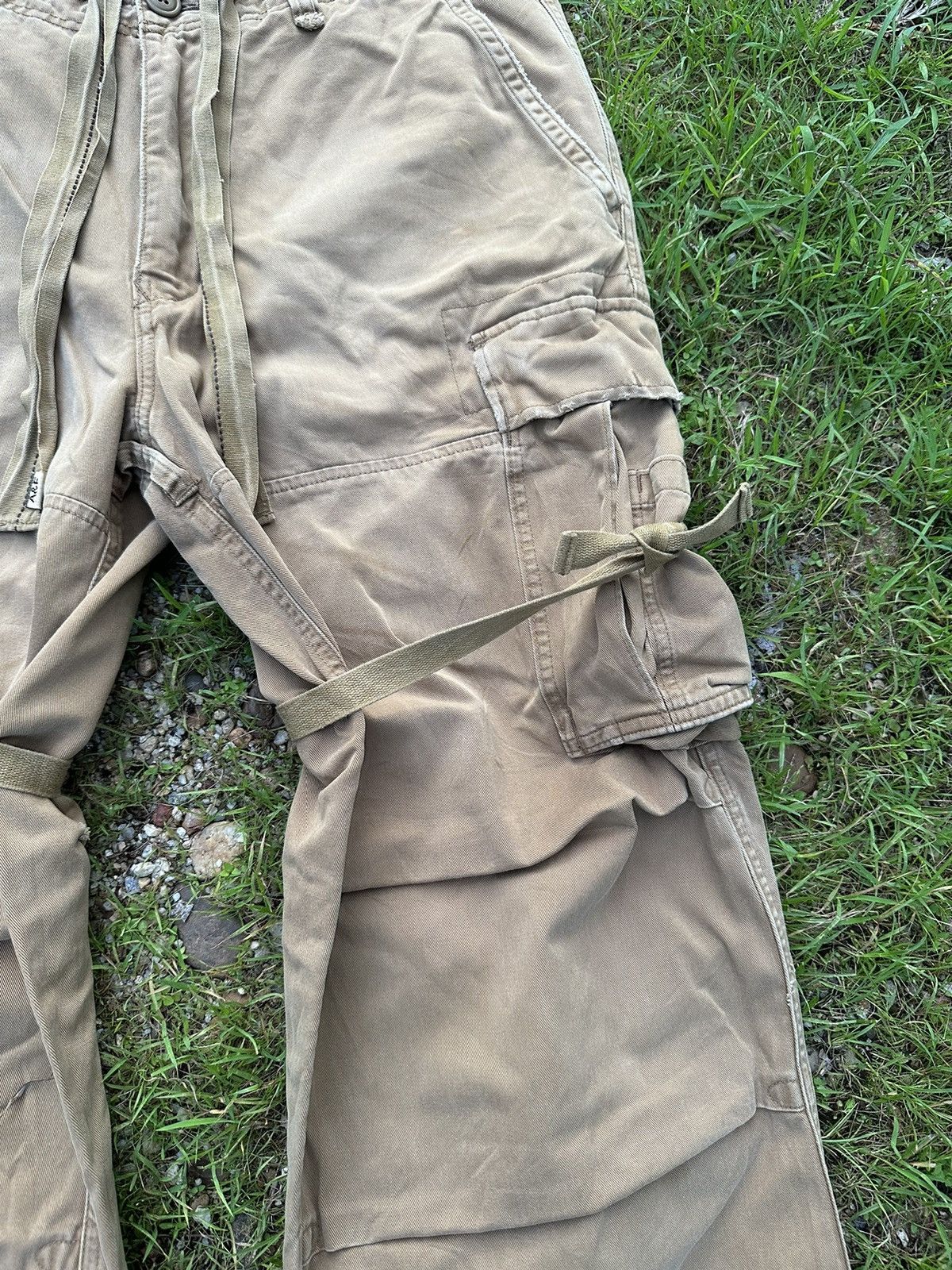 Abercrombie & Fitch SICKS🔥ABERCROMBIE MULTIPOCKET BONDAGE PARACHUTE CARGO PANTS Size US 32 / EU 48 - 4 Thumbnail