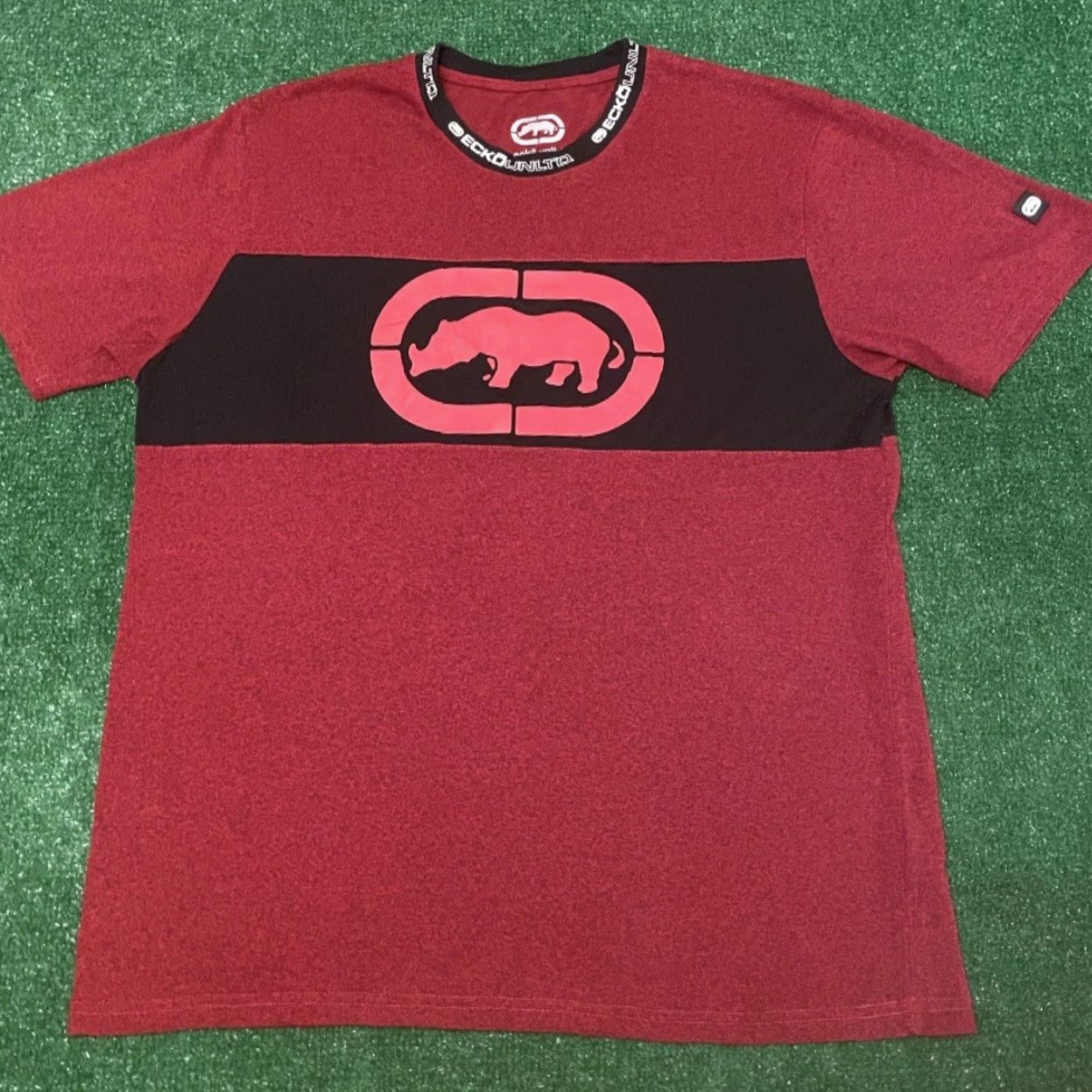 Ecko Unltd. VINTAGE Ecko Unltd Spell Out Logo Shirt Mens L Red Logo 90s Grunge Hip Hop Punk Skater T-Shirt Size US L / EU 52-54 / 3 - 4 Thumbnail