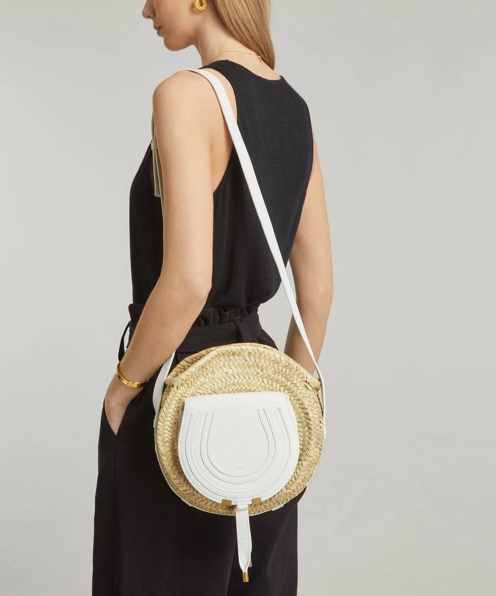 Chloe o1loc1c1024 Size: OS / Marcie Small Basket in White Size ONE SIZE - 2 Thumbnail