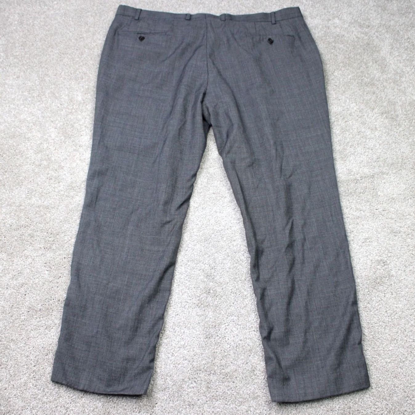 Ralph Lauren LAUREN Ralph Lauren Pants Mens 42x30 Gray 100% Wool Flat Front Dress Pants Size US 42 / EU 58 - 5 Thumbnail