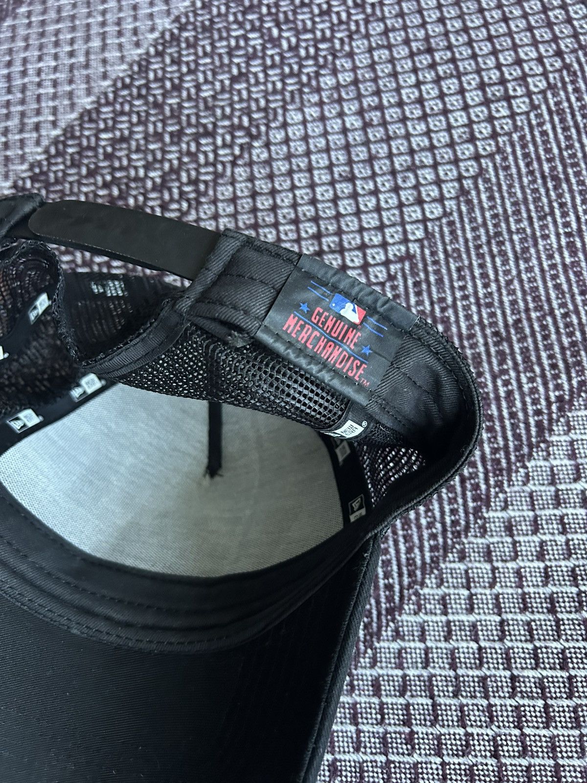 New Era New Era Black Cap Rap Streetwear Style Unisex Size OS Size ONE SIZE - 6 Thumbnail