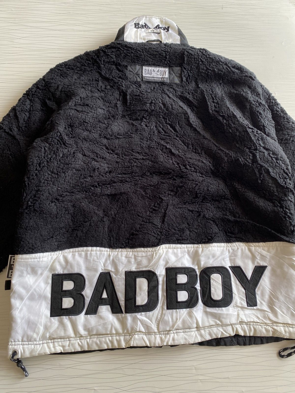 Vintage VINTAGE BADBOY FLEECE REVERSIBLE JACKET Size US L / EU 52-54 / 3 - 10 Thumbnail