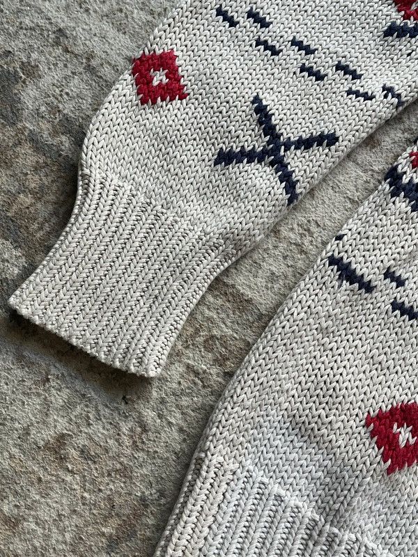 Polo Ralph Lauren Polo Ralph Lauren Aeroplan Sweater Vintage 90s Hand Knit Size US L / EU 52-54 / 3 - 8 Thumbnail