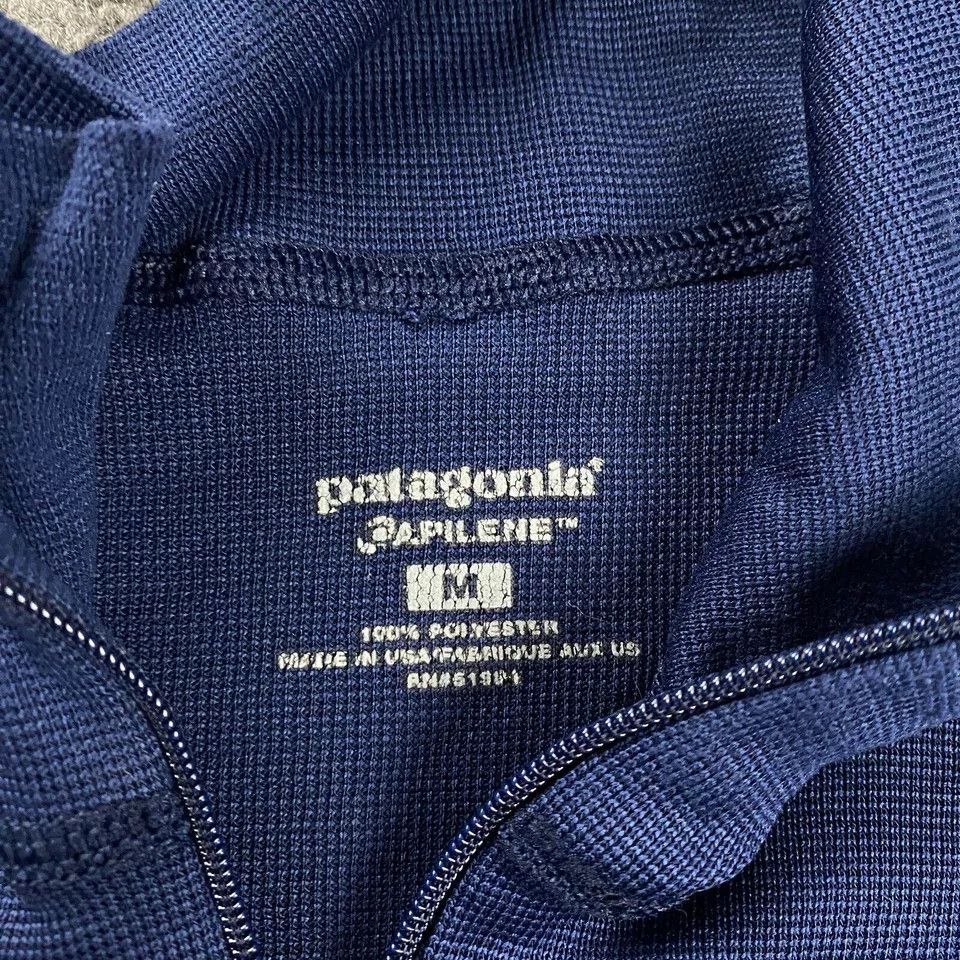 Patagonia × Vintage Patagonia 1/4 Zip Mens Medium Base Layer Shirt Apilene Size US M / EU 48-50 / 2 - 6 Thumbnail
