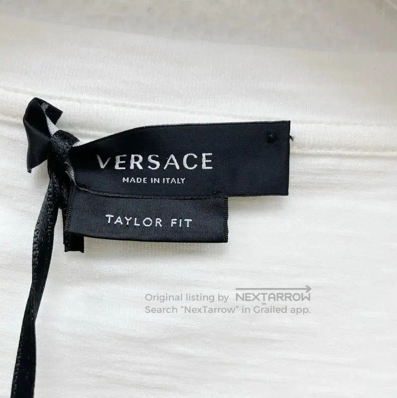 Versace Versace Men's Short Sleeve White T-Shirt . Size US M / EU 48-50 / 2 - 4 Thumbnail