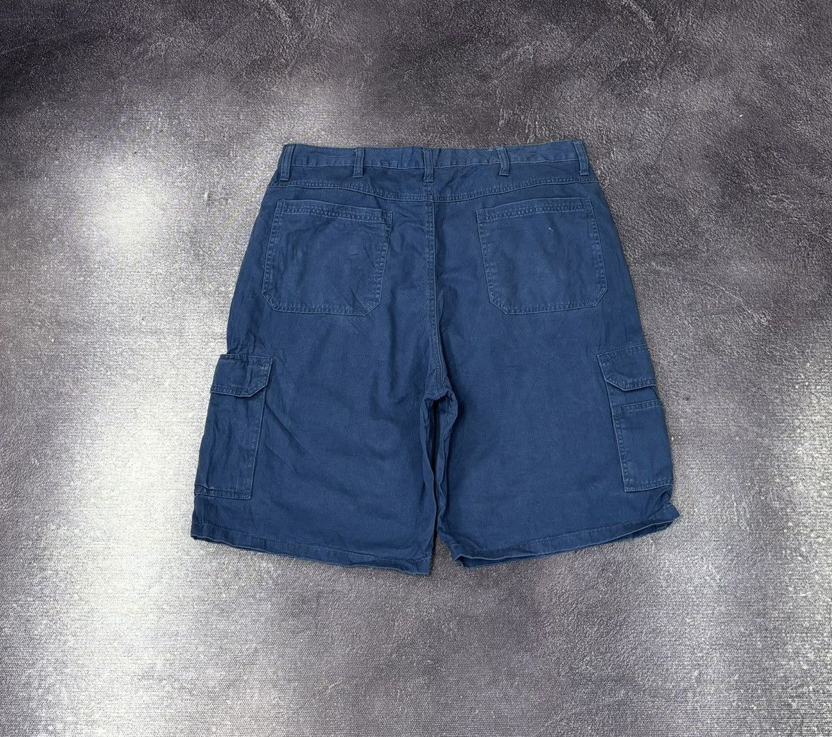 Wrangler Vintage Wrangler Utility USA Hype Blue Baggy Cargo Shorts Size US 38 / EU 54 - 2 Thumbnail