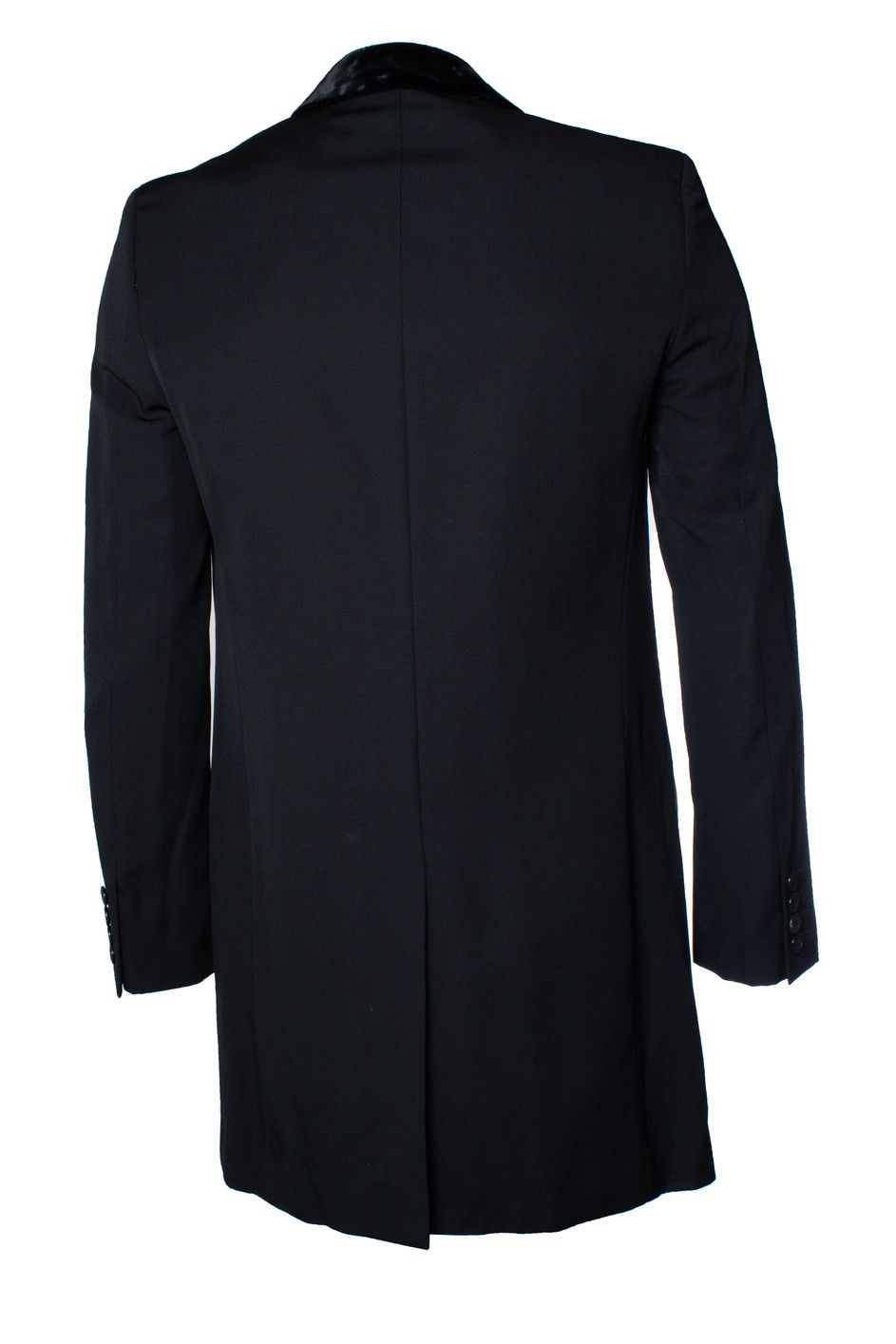 Saint Laurent Paris Saint Laurent, long blazer with velvet revert 2017 Size 50R - 3 Thumbnail