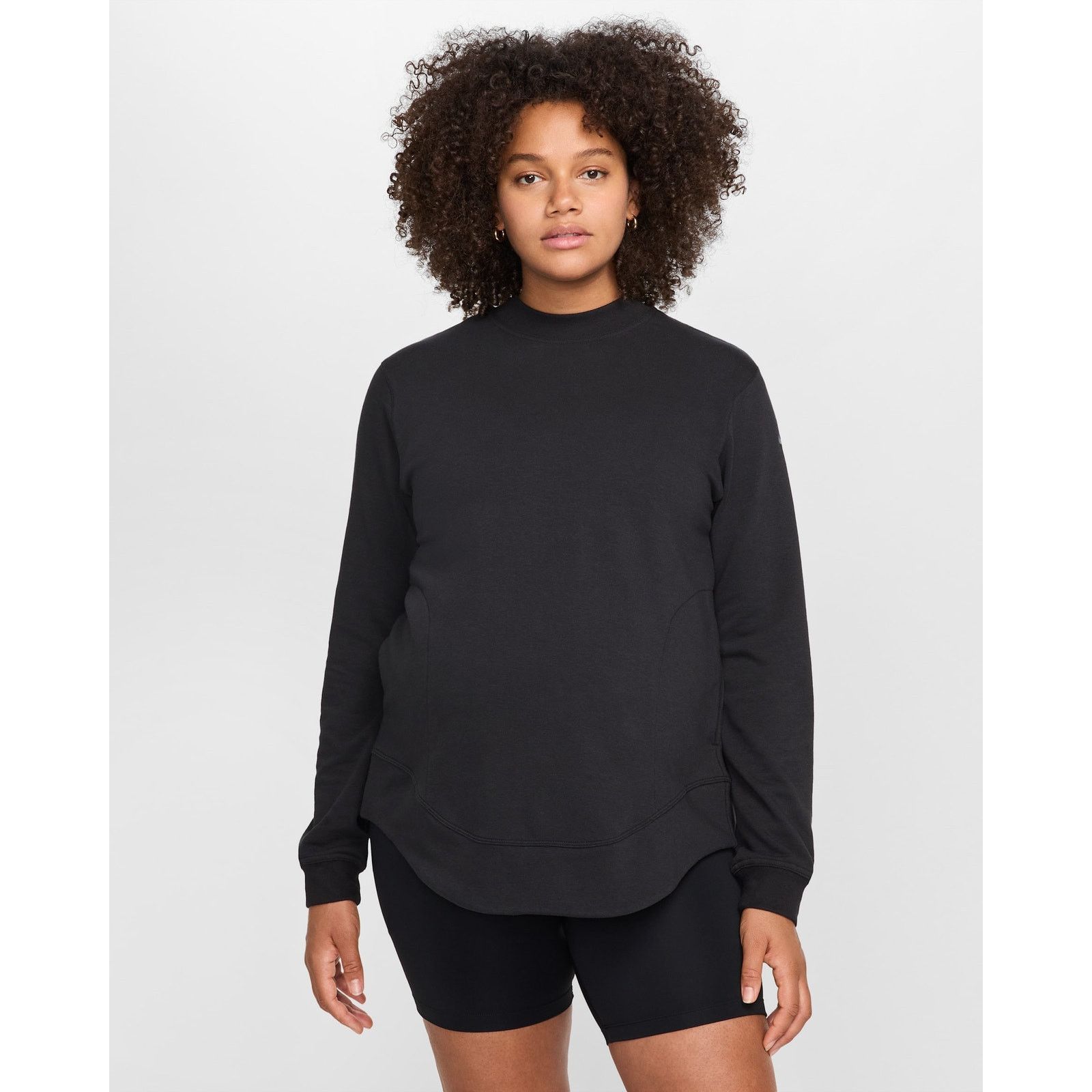 Nike NWT Nike One Reversible French Terry Maternity Pullover Top Size M / US 6-8 / IT 42-44 - 2 Thumbnail