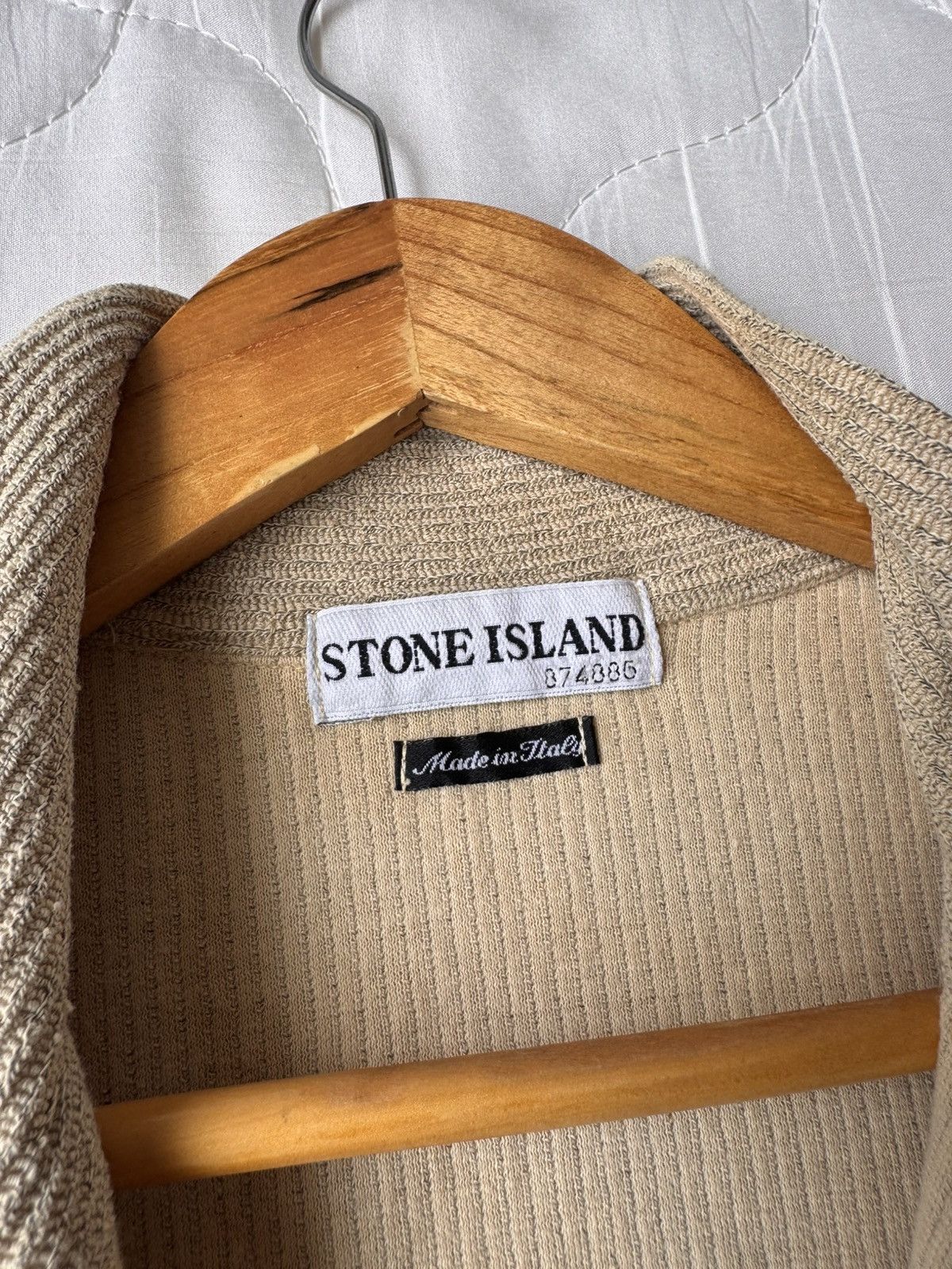 Stone Island VINTAGE EARLY y2k STONE ISLAND WAFFLE HALF ZIPPER Size US M / EU 48-50 / 2 - 4 Thumbnail