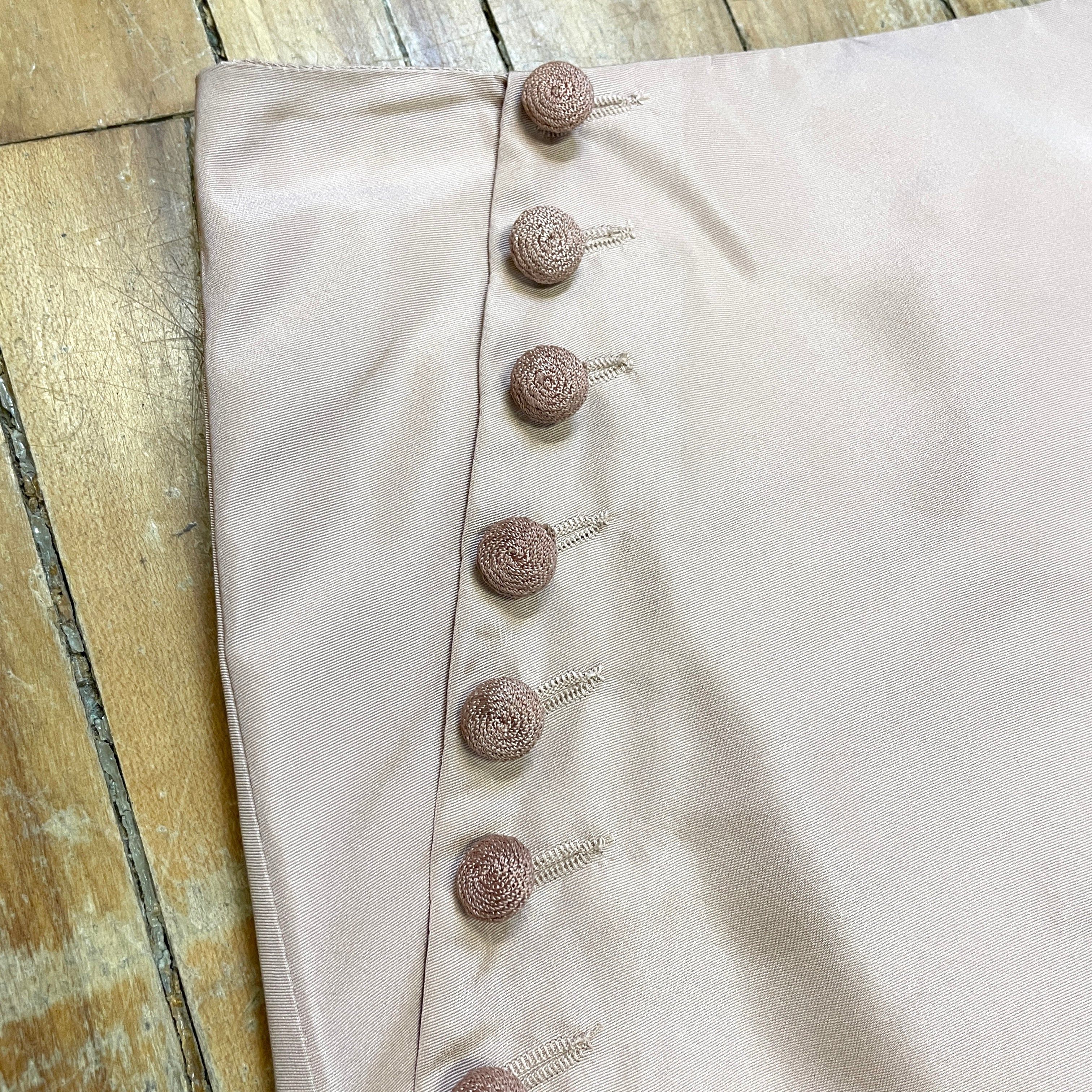 Alexander McQueen Alexander McQueen Vintage Designer Blush Pink Silk Skirt Made In Italy Size 29" Size 29" - 5 Thumbnail
