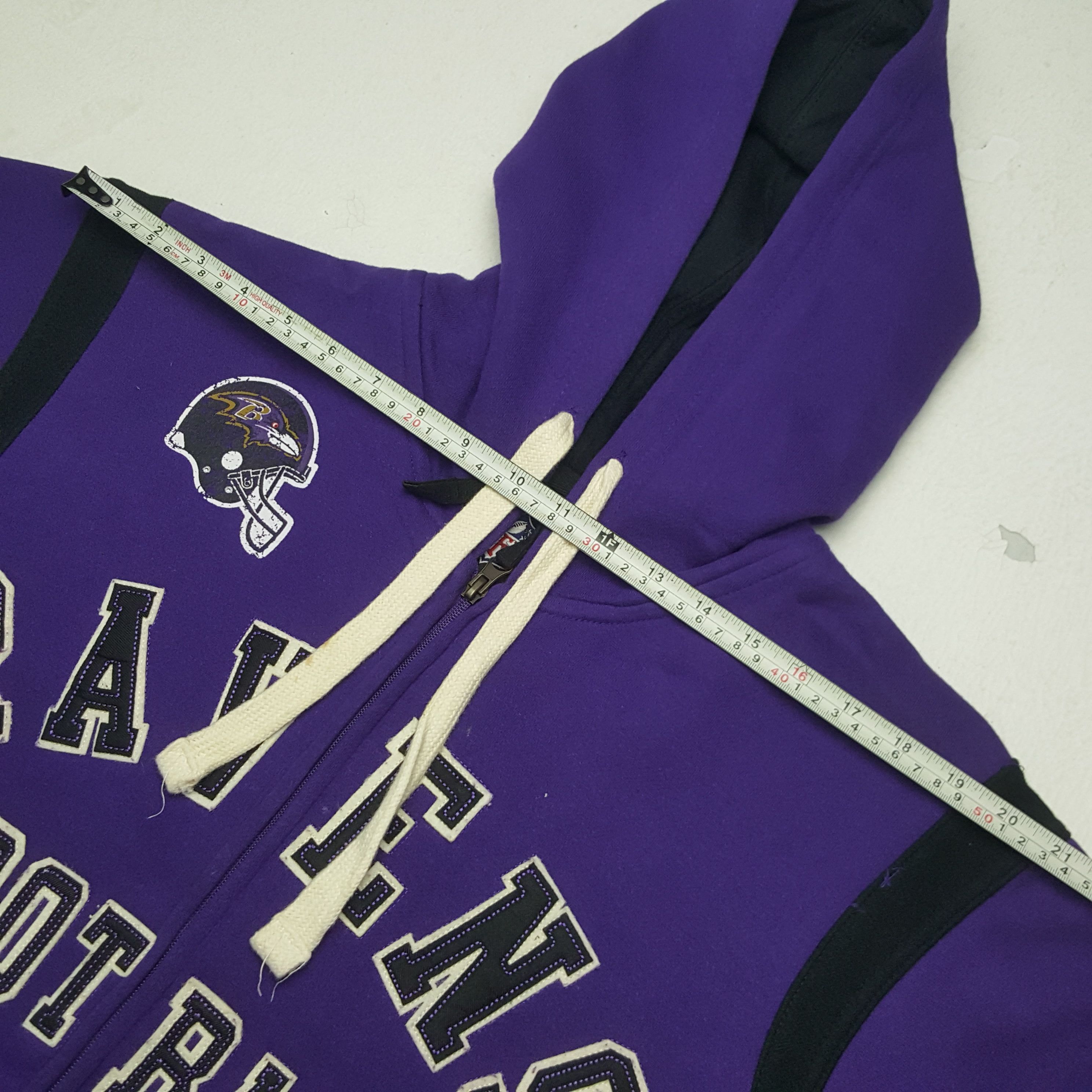 NFL × Vintage Vintage NFL Ravens Football Zipper Jacket Hoodies Size US M / EU 48-50 / 2 - 5 Thumbnail