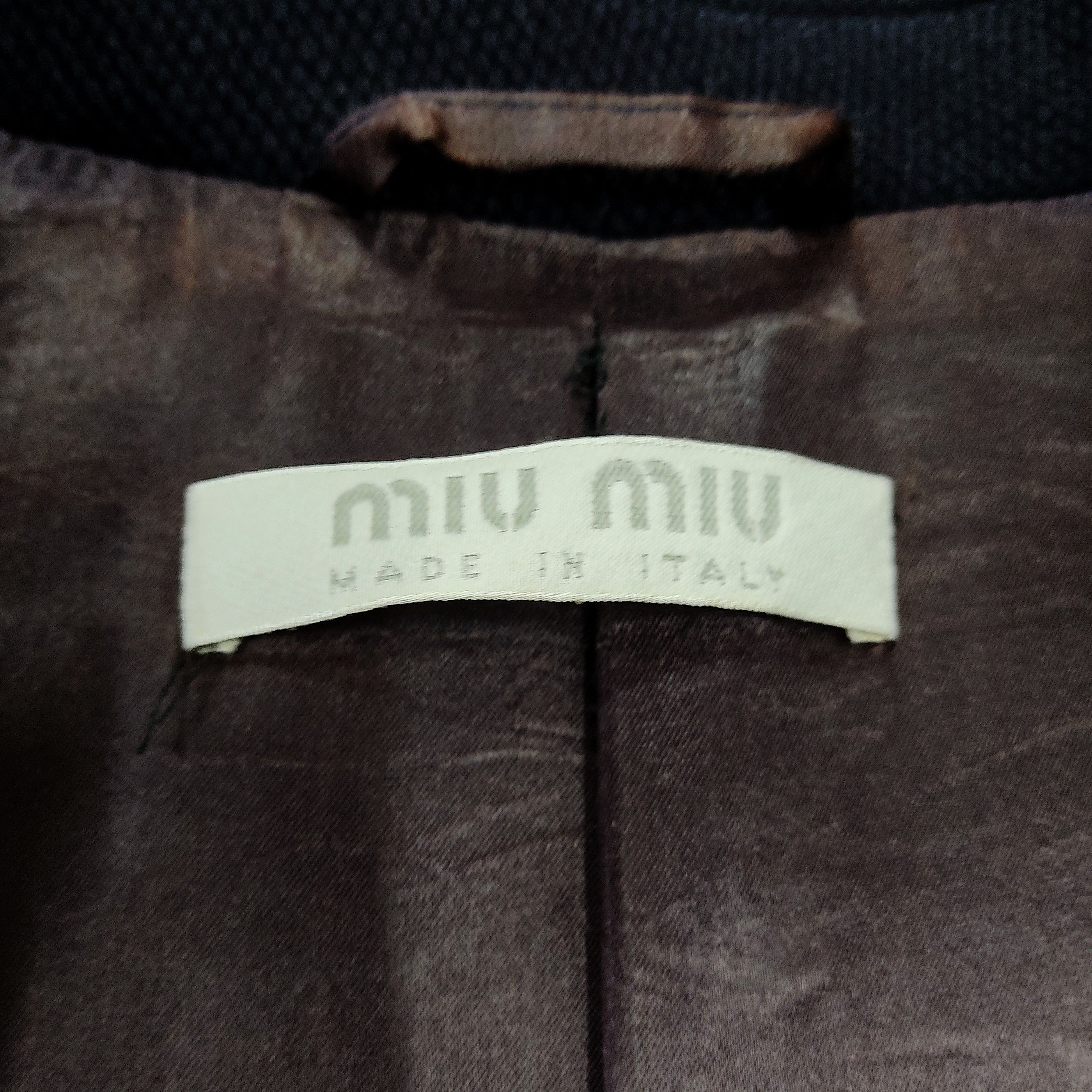 Miu Miu Miu Miu Wool Blend Flap Pockets Trench Coat Jacket Size S / US 4 / IT 40 - 10 Thumbnail
