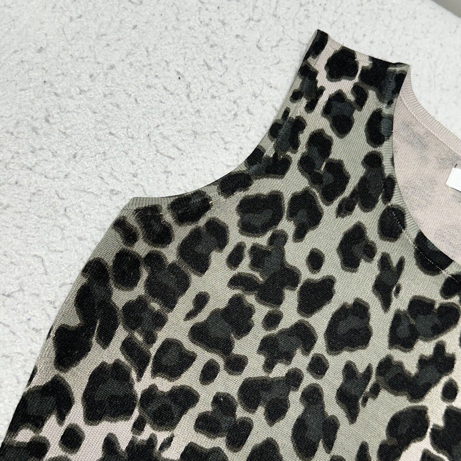 Calvin Klein Calvin Klein Women's Small Sheath Dress Cheetah Print Size S / US 4 / IT 40 - 6 Thumbnail