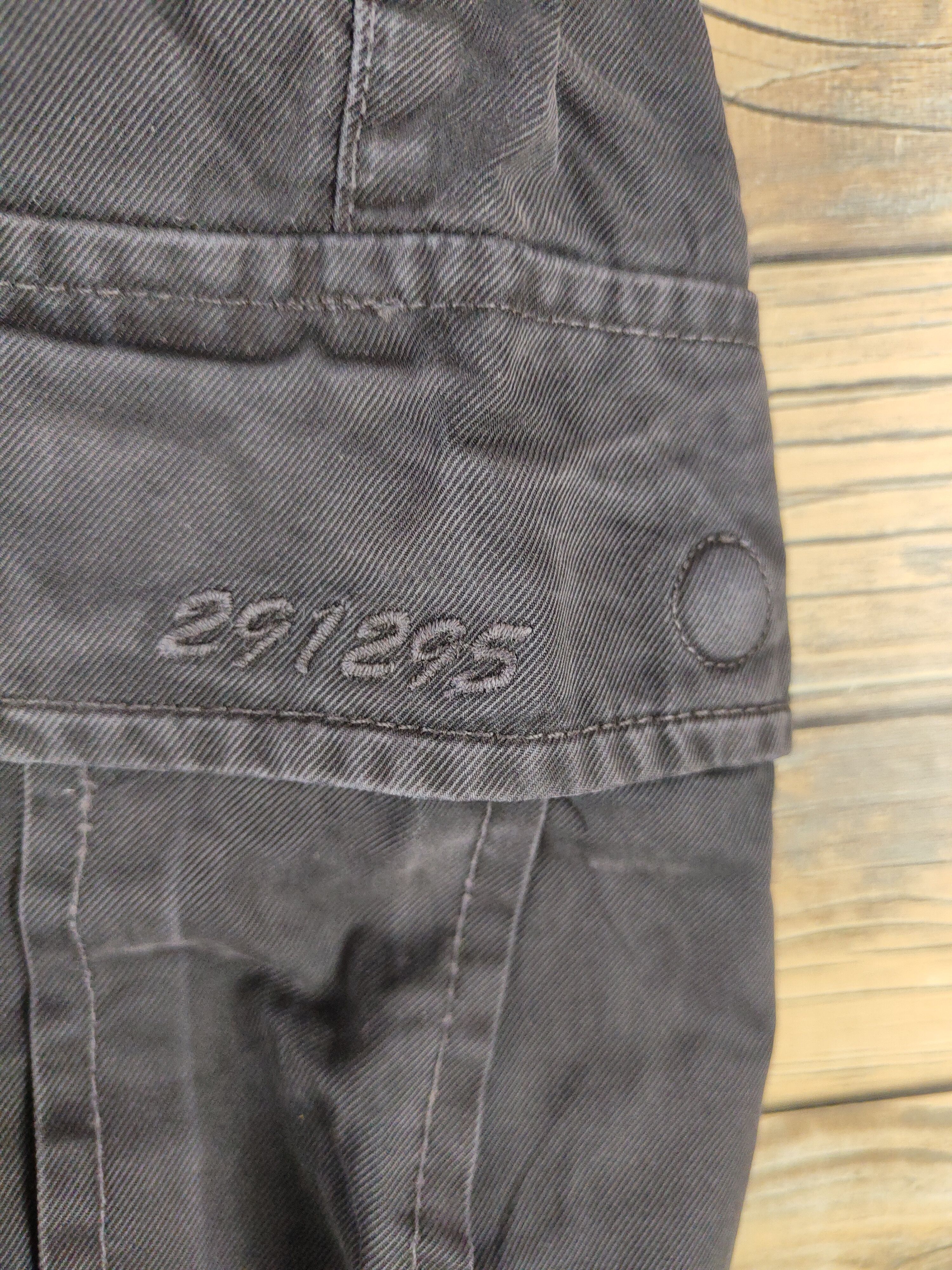 291295=Homme DL 291295 Homme Black Multipocket Tactical Cargo Pants #1335 Size US 32 / EU 48 - 5 Thumbnail
