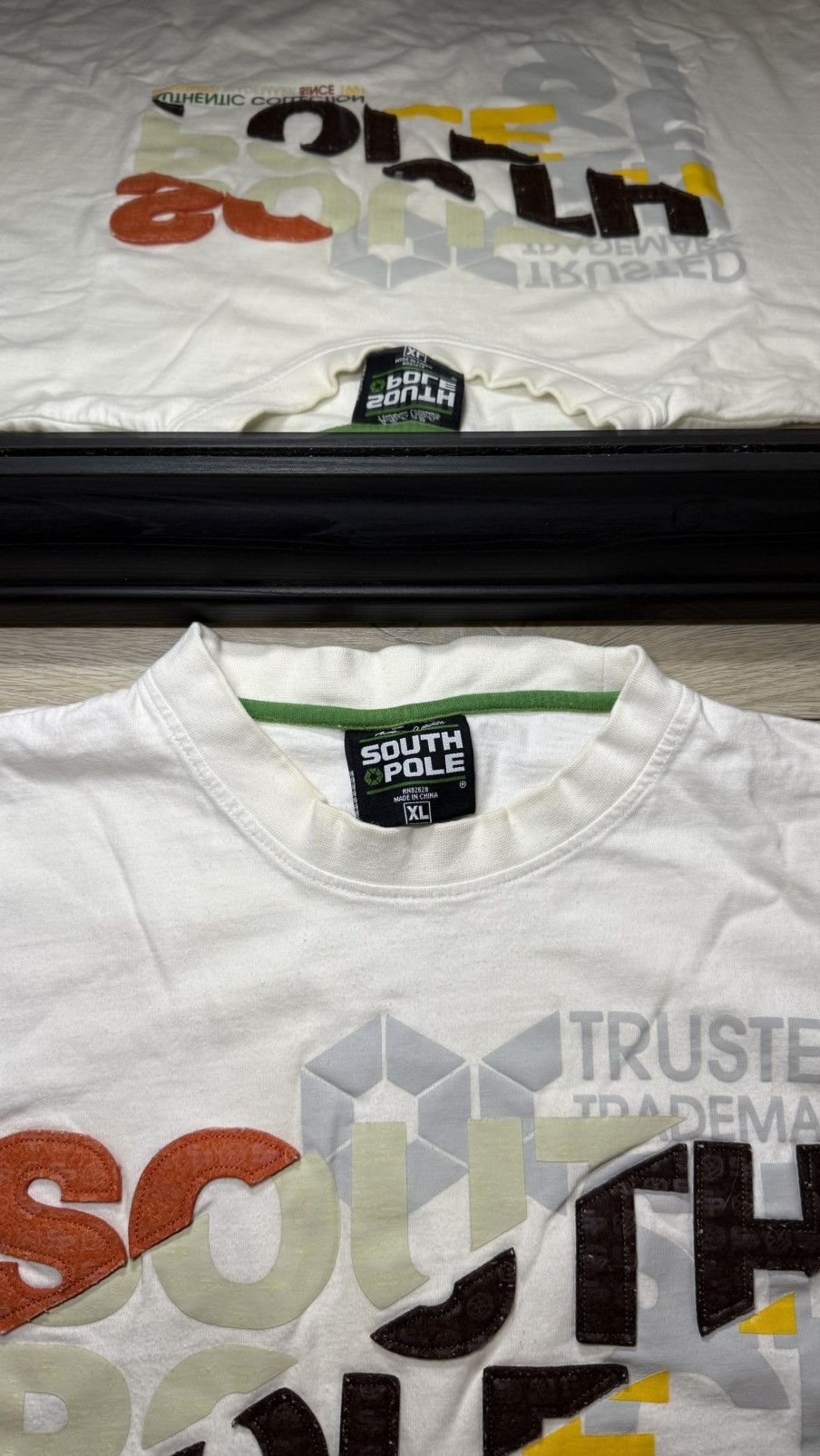 Southpole Vintage / Y2K SouthPole Puff Print Logo Spell out Shirt Size US XL / EU 56 / 4 - 3 Thumbnail