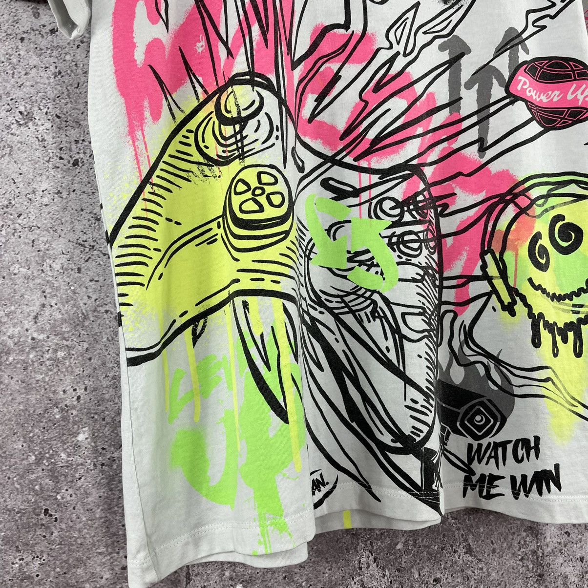 Welcome Skateboards Game Over Graffiti Smile Crazy Tee Big Logo Y2K Skateboard Size US M / EU 48-50 / 2 - 5 Thumbnail