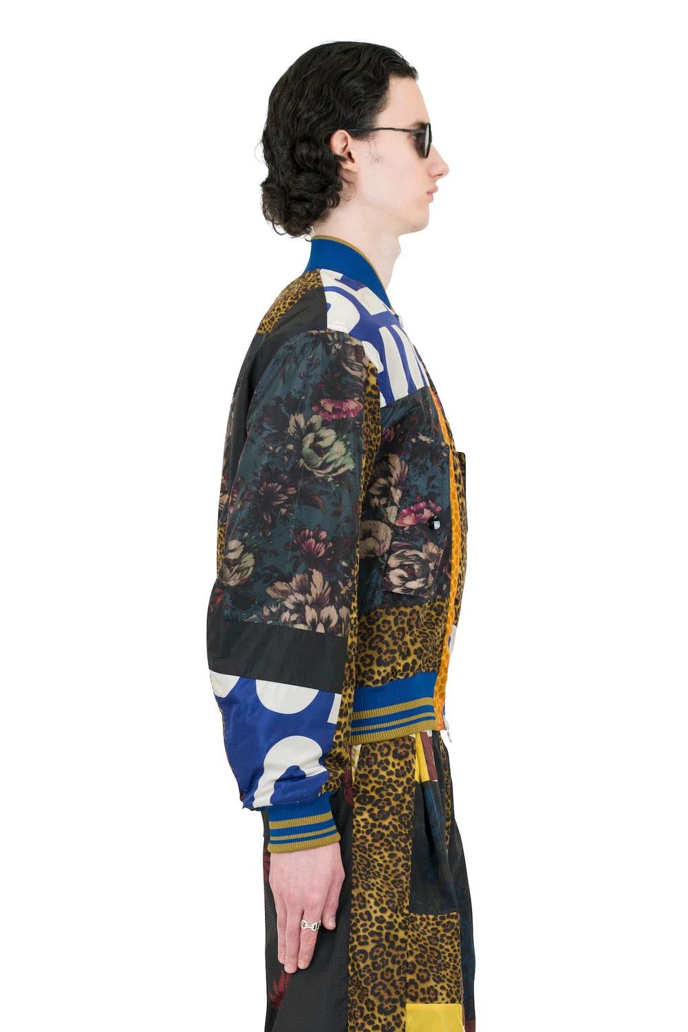 Dries Van Noten Dries Van Noten Multicolor Floral Leopard Jacket M L Size US M / EU 48-50 / 2 - 4 Thumbnail