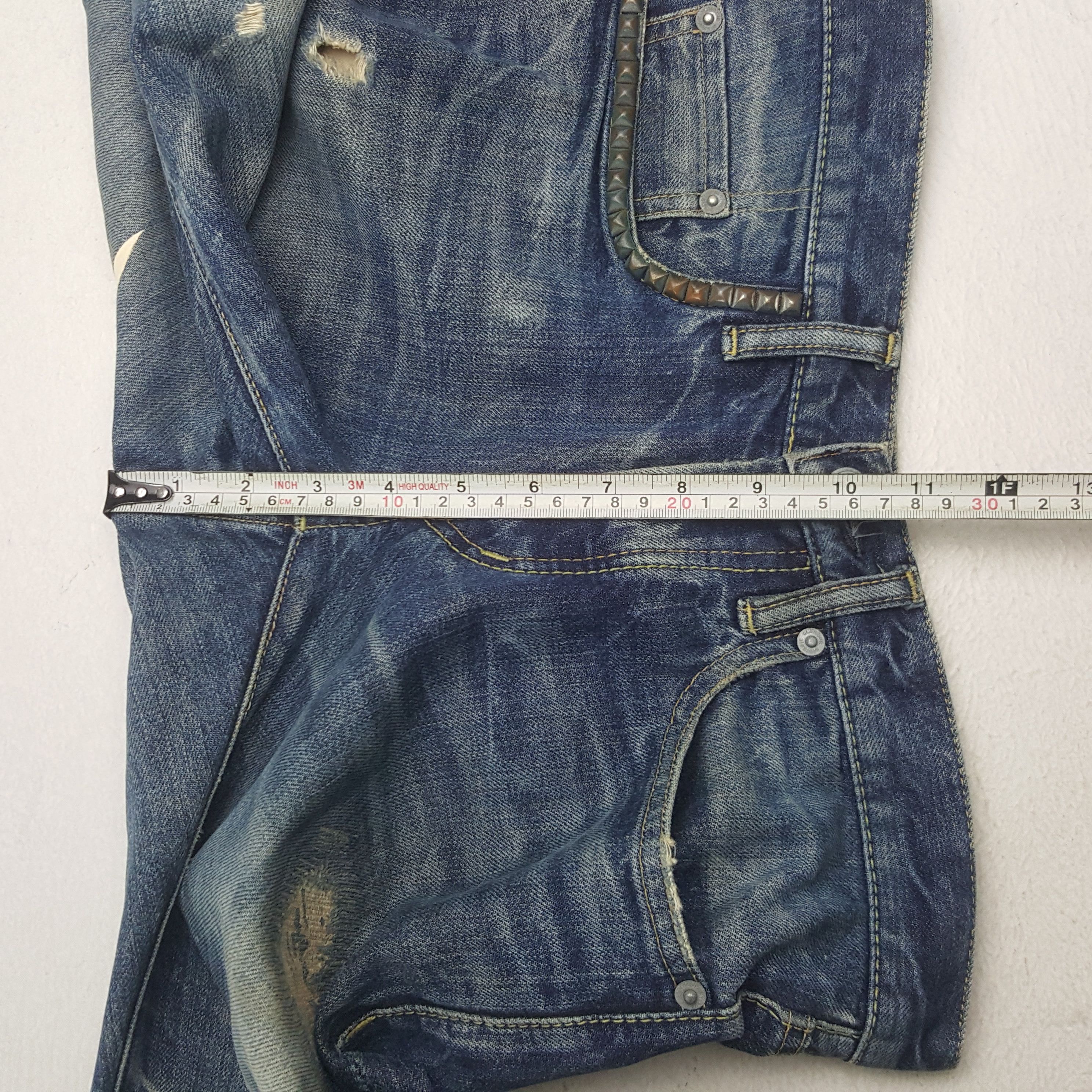 Hysteric Glamour × Japanese Brand × Vintage Vintage Hysteric Glamour Selvedge Custom Logo Denim Jeans Size US 30 / EU 46 - 8 Thumbnail