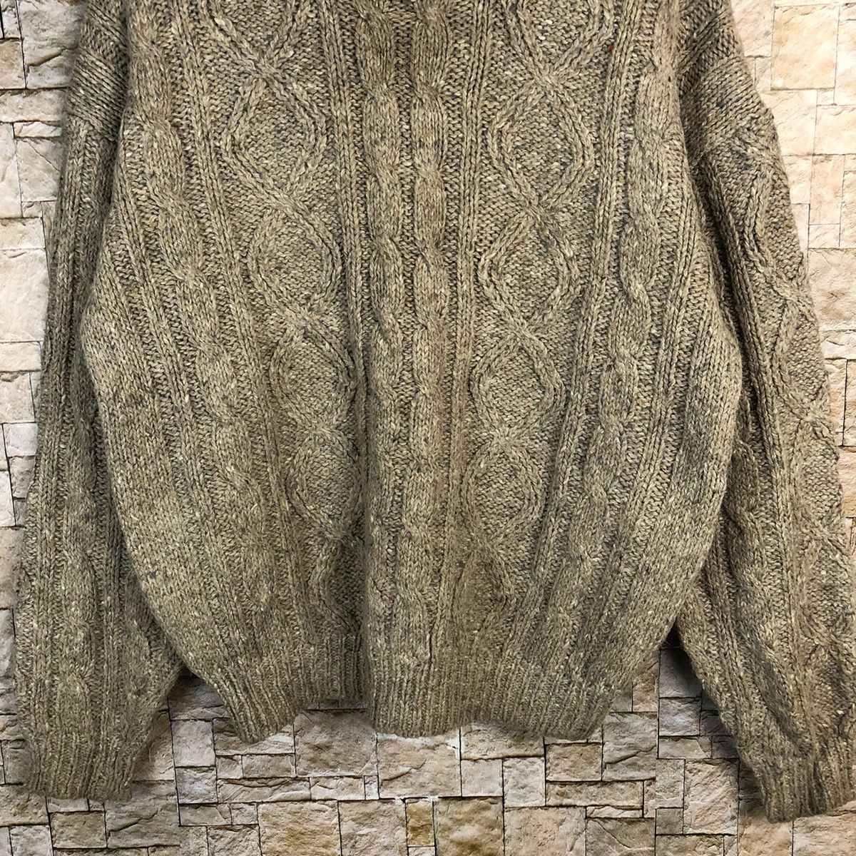 Aran Isles Knitwear × Japanese Brand × Vintage Costa Mesa Brown aran isle cable Knitwear #A779 Size US L / EU 52-54 / 3 - 3 Thumbnail
