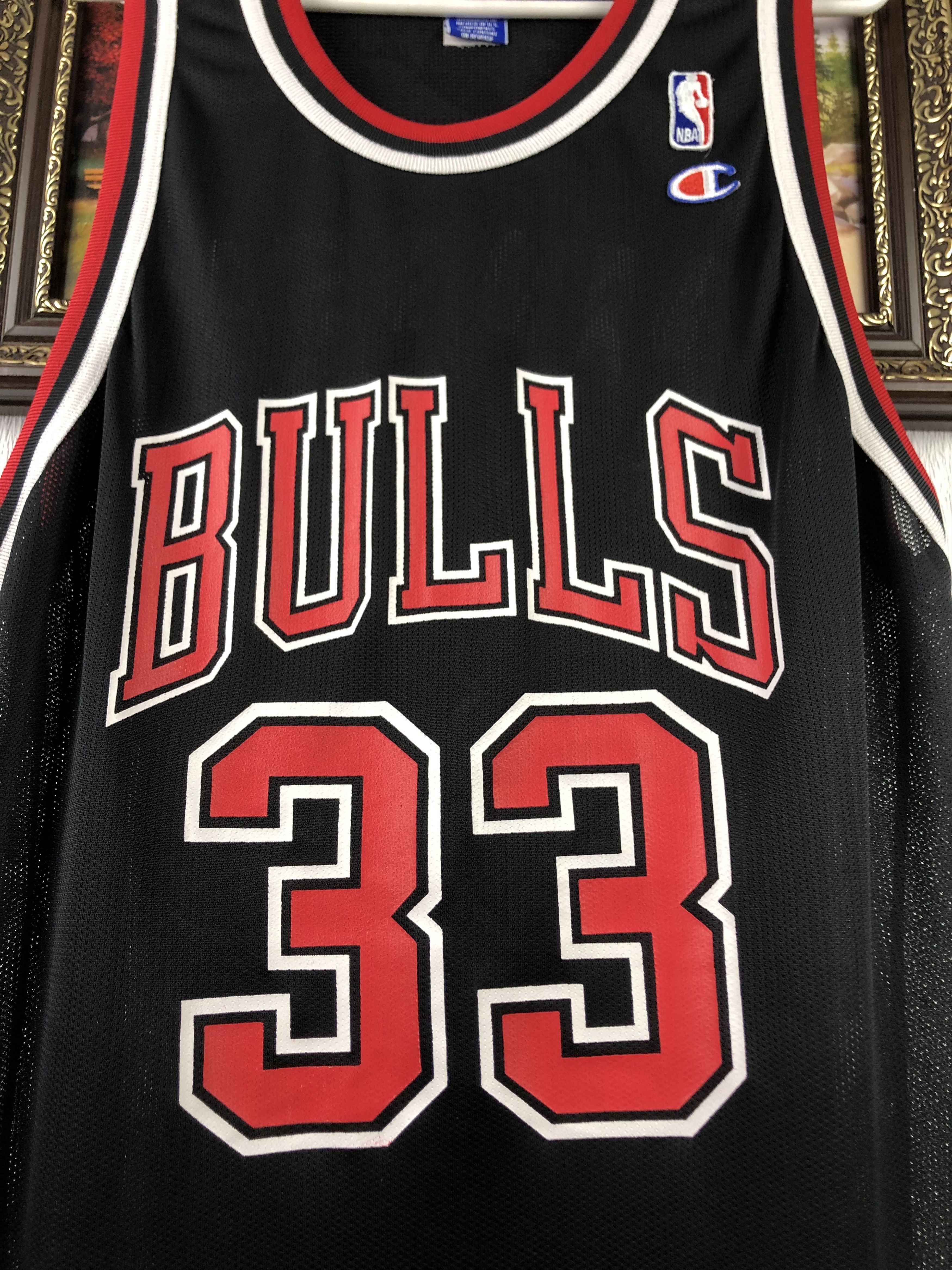 Champion Vintage Champion Scottie Pippen Chicago Bulls Jersey Black Size US L / EU 52-54 / 3 - 5 Thumbnail