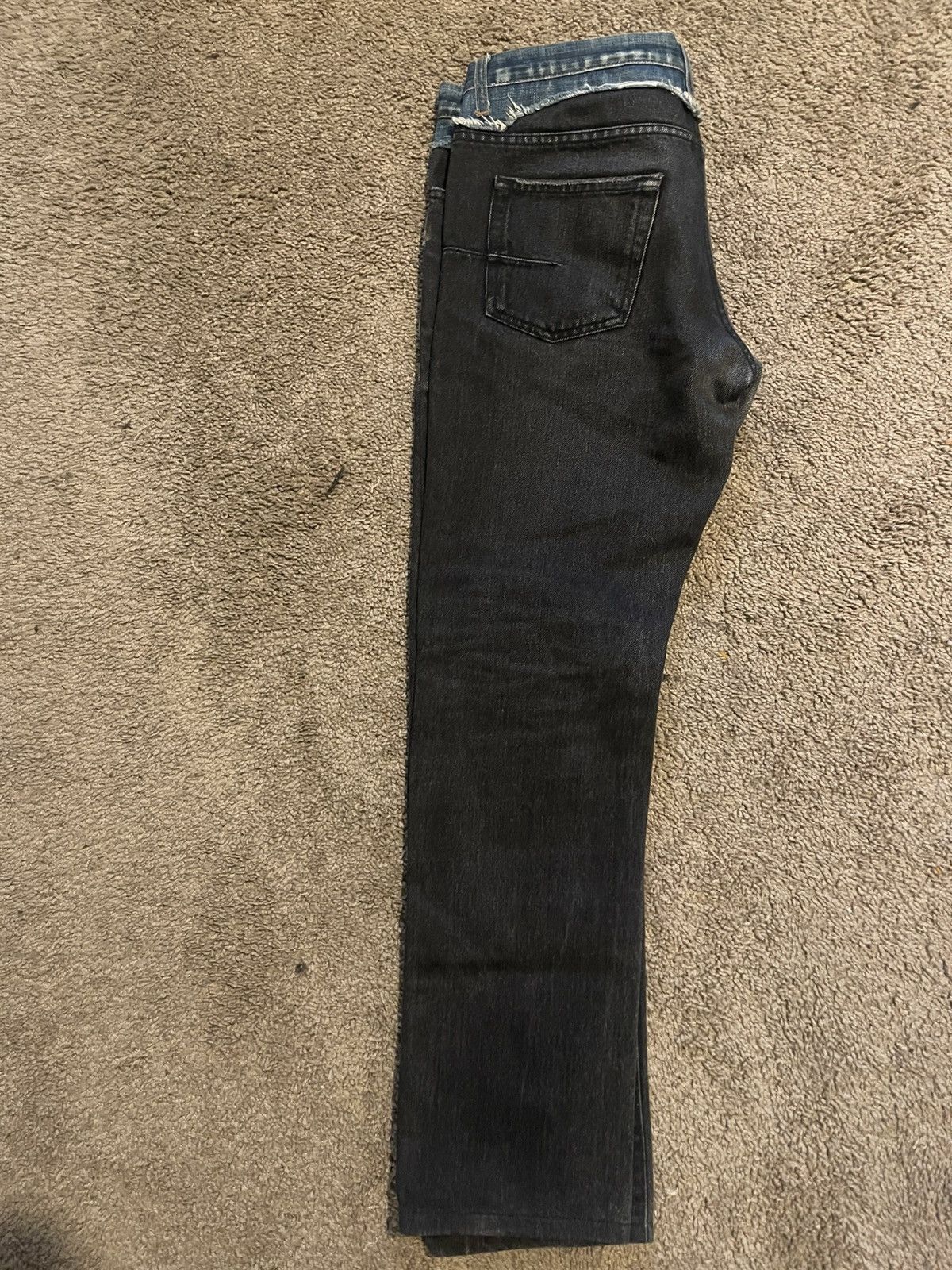 Dior AW2006 Dior Homme Cummerbund Jeans Size US 31 - 3 Thumbnail